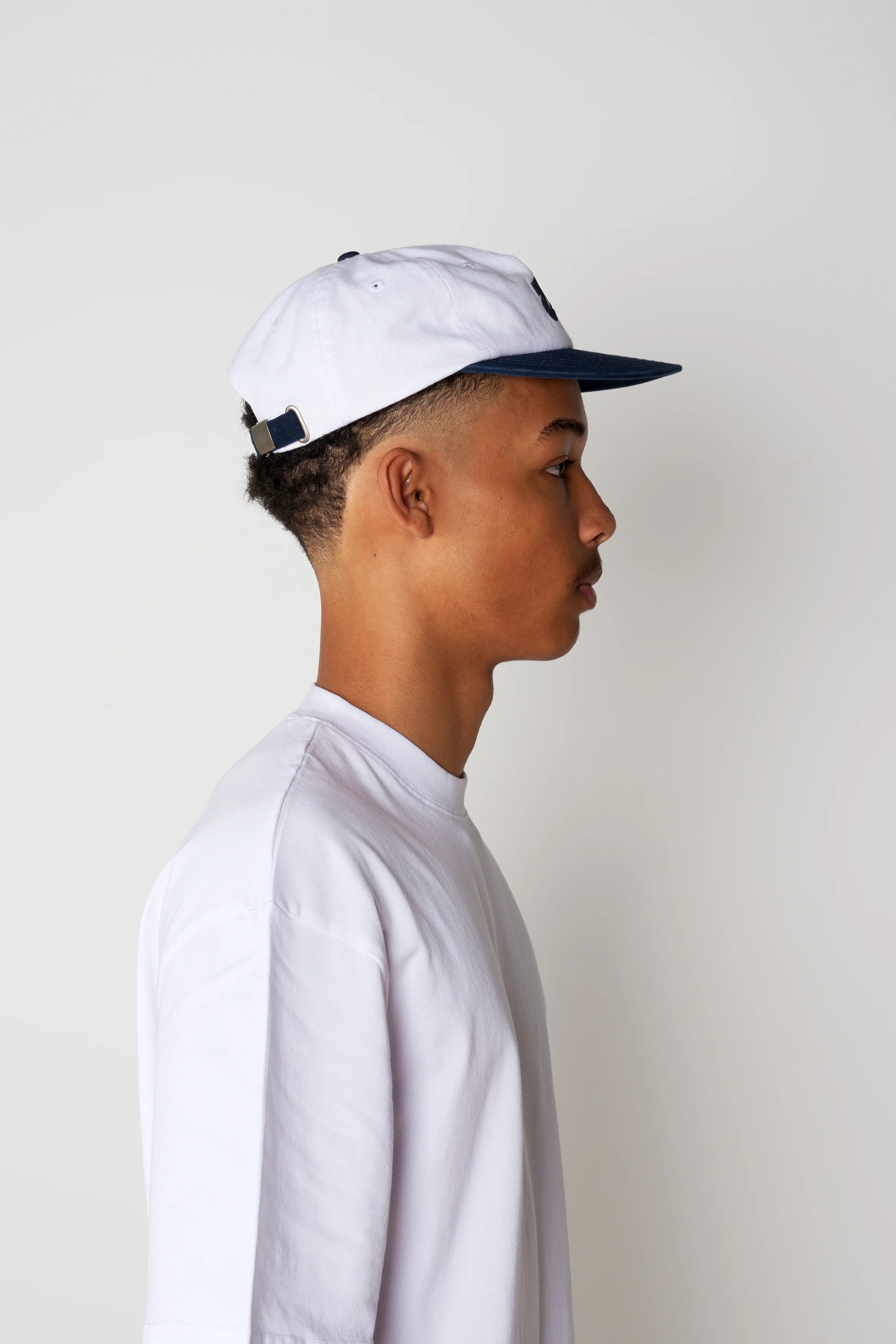 5 Star Cap - White/Navy - Image 4