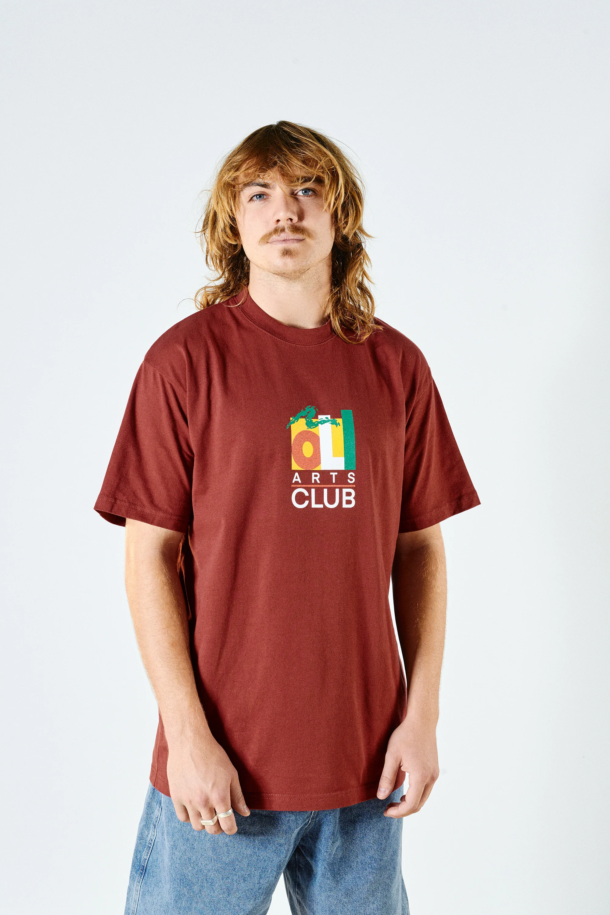 Arts Club T - Maroon - Image 3