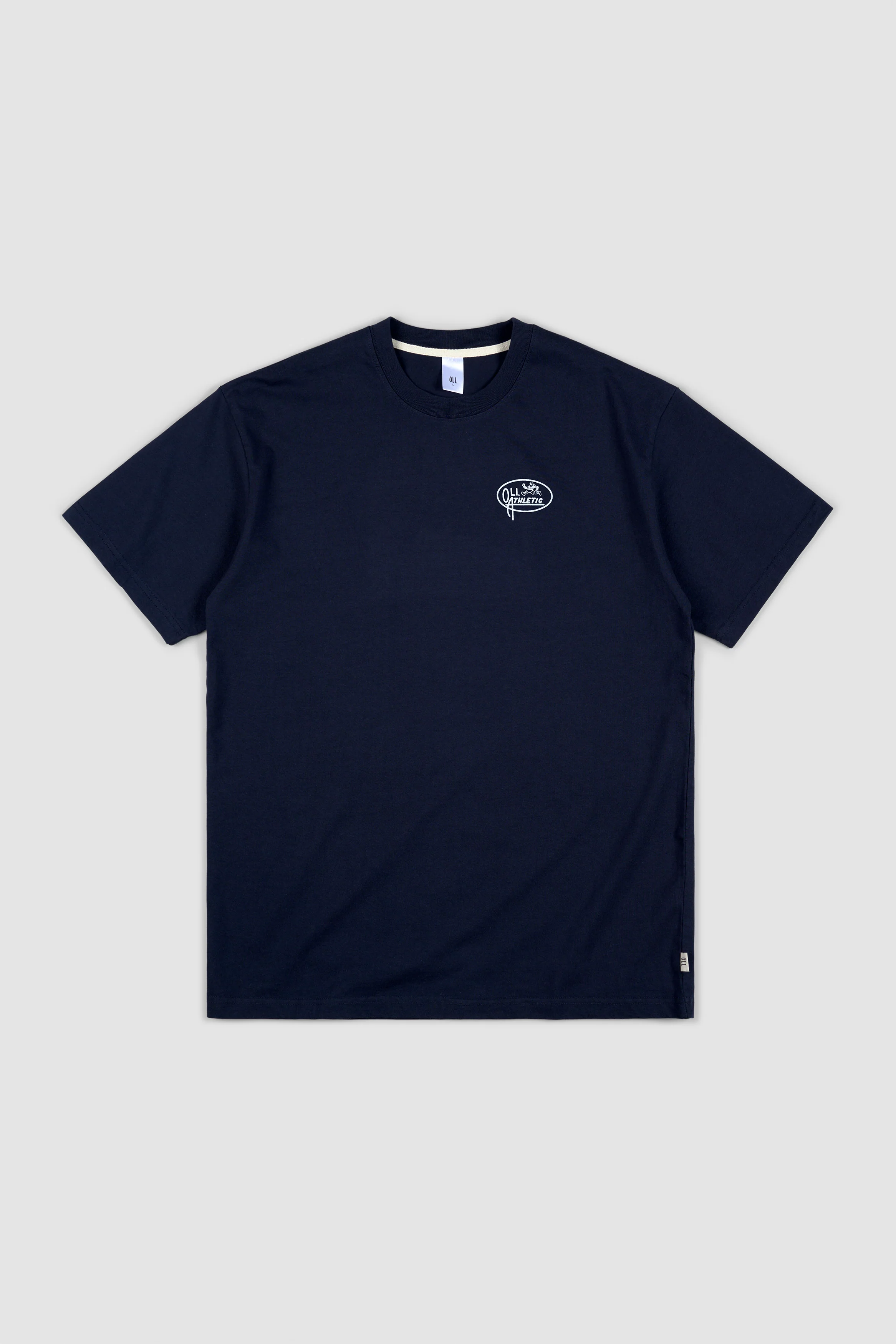 Athletics Back Print T - Navy - Image 2