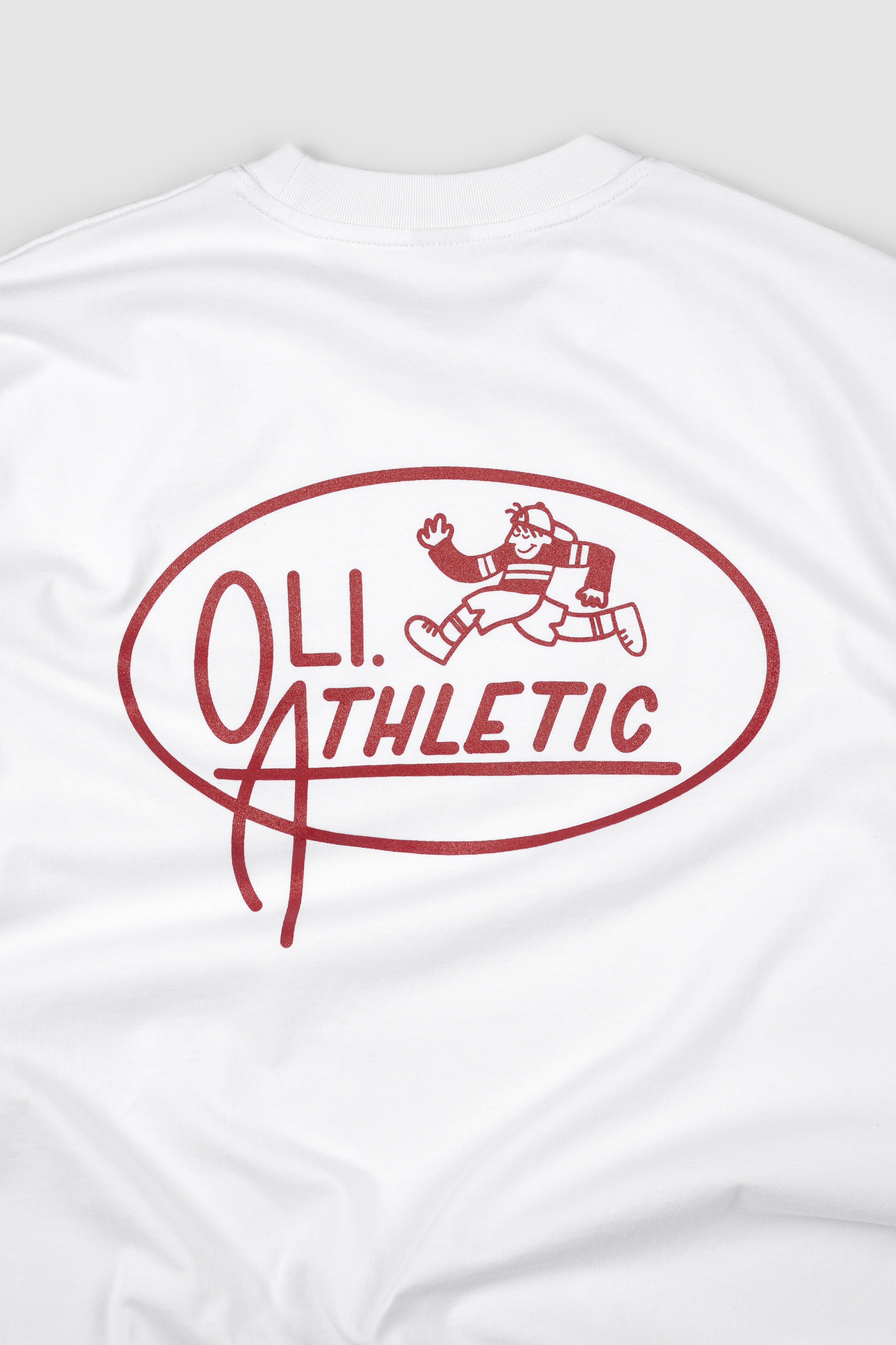 Athletics Back Print T - White - Image 6