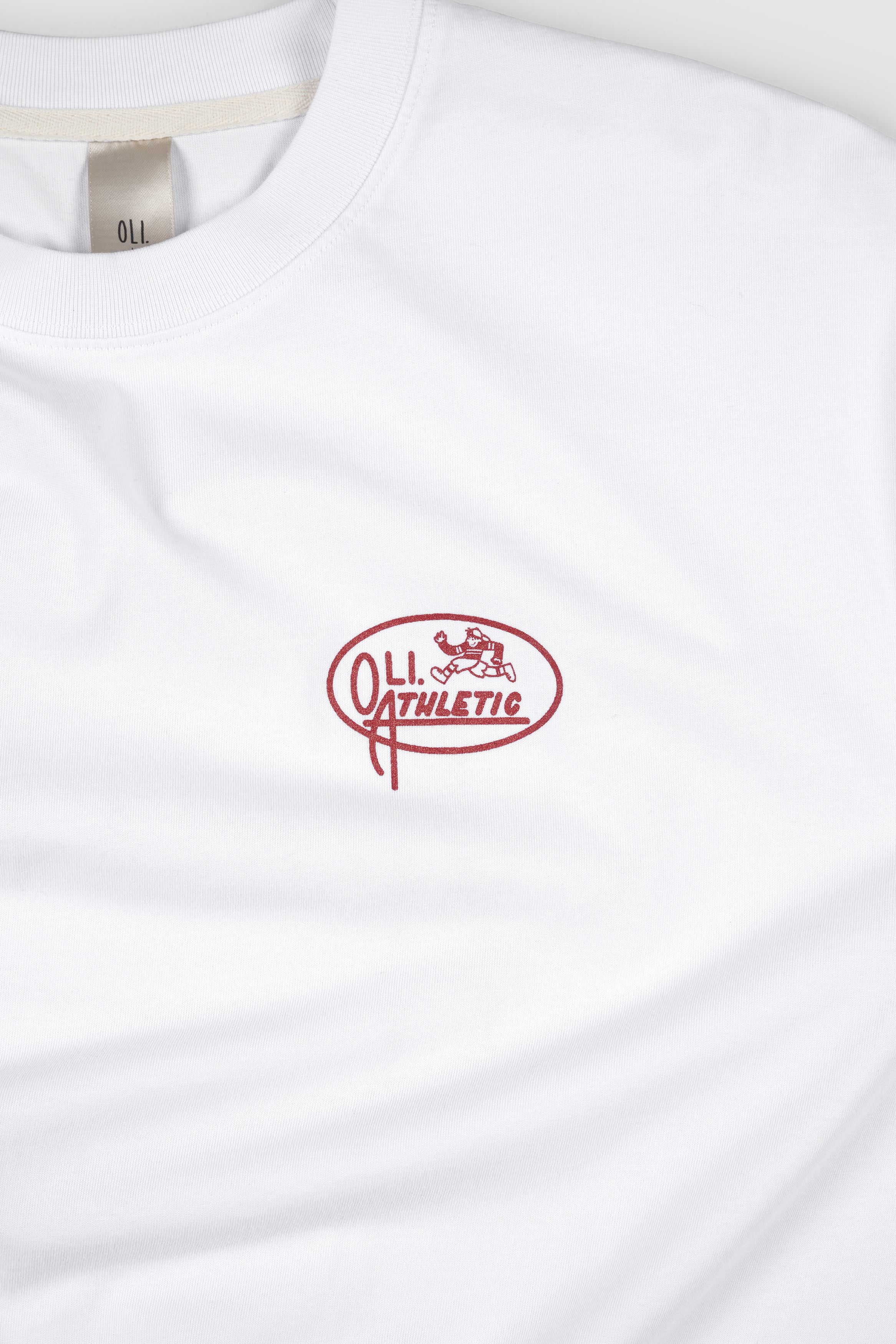 Athletics Back Print T - White - Image 7