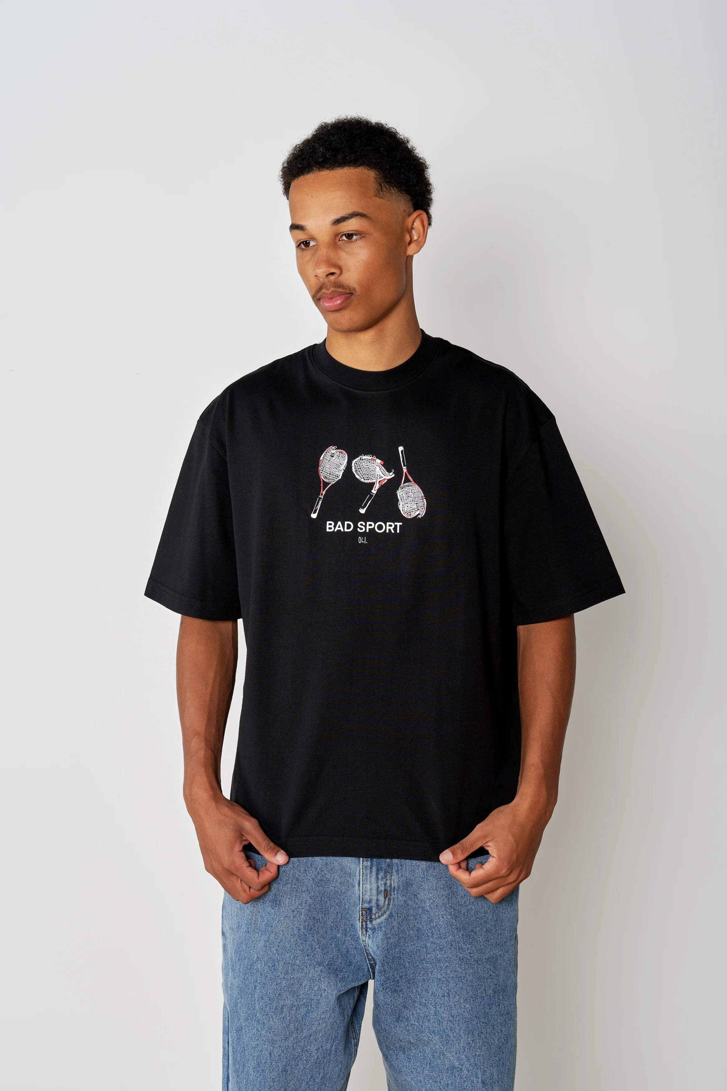 Bad Sport T - Black - Image 3