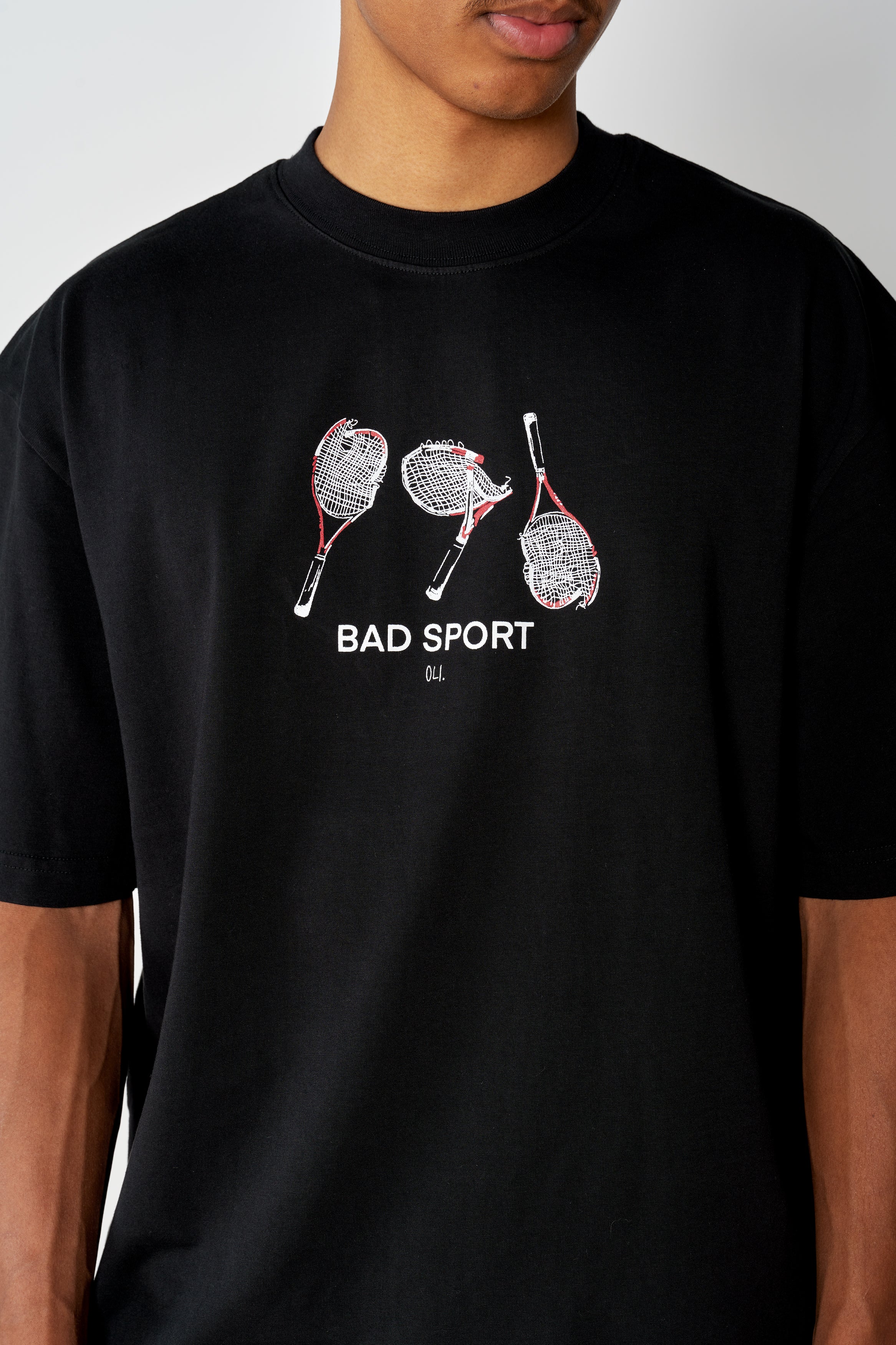 Bad Sport T - Black - Image 4