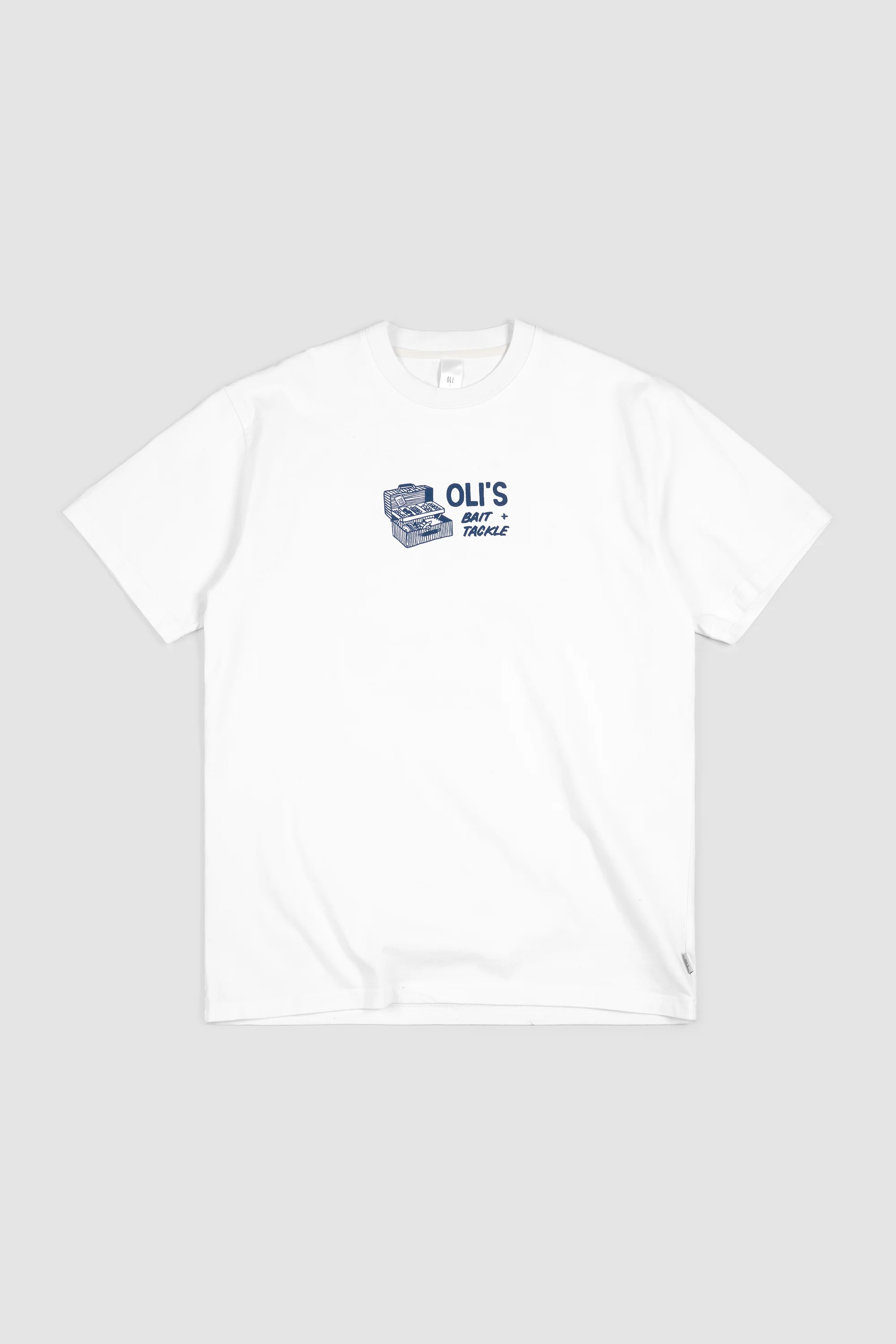 Bait & Tackle Back Print T - White - Image 2
