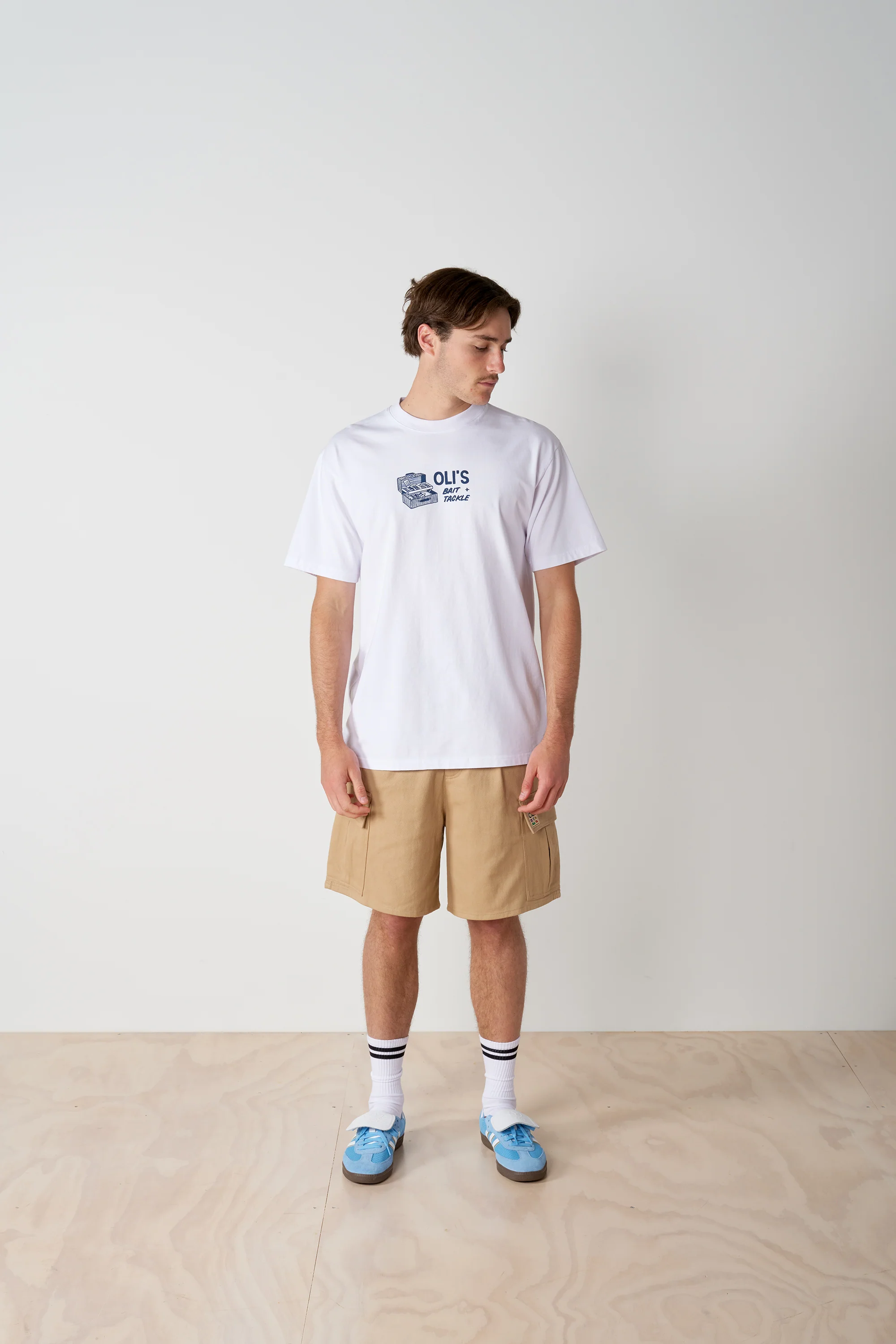 Bait & Tackle Back Print T - White - Image 8