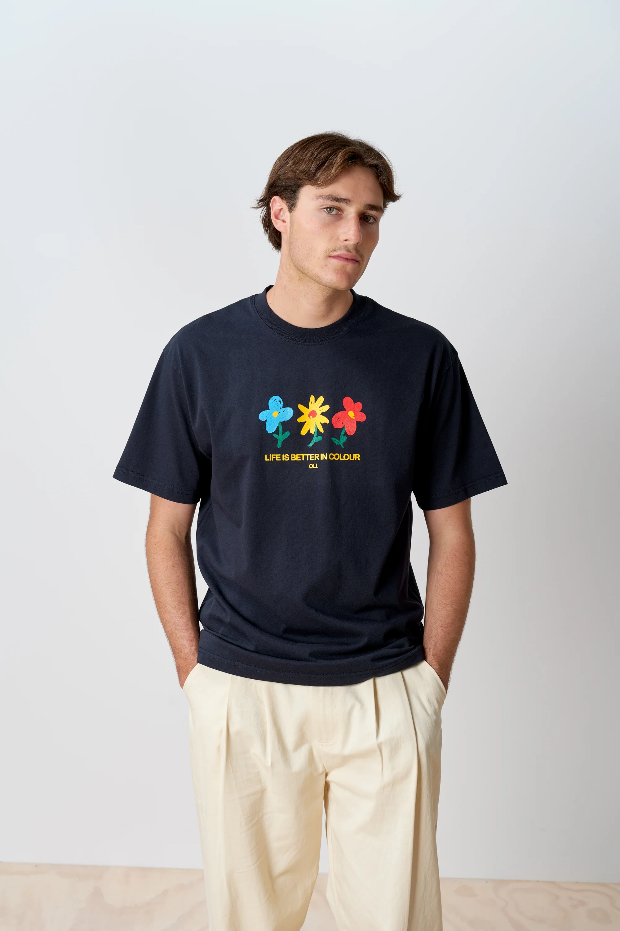 Better In Colour T - Navy - Image 3
