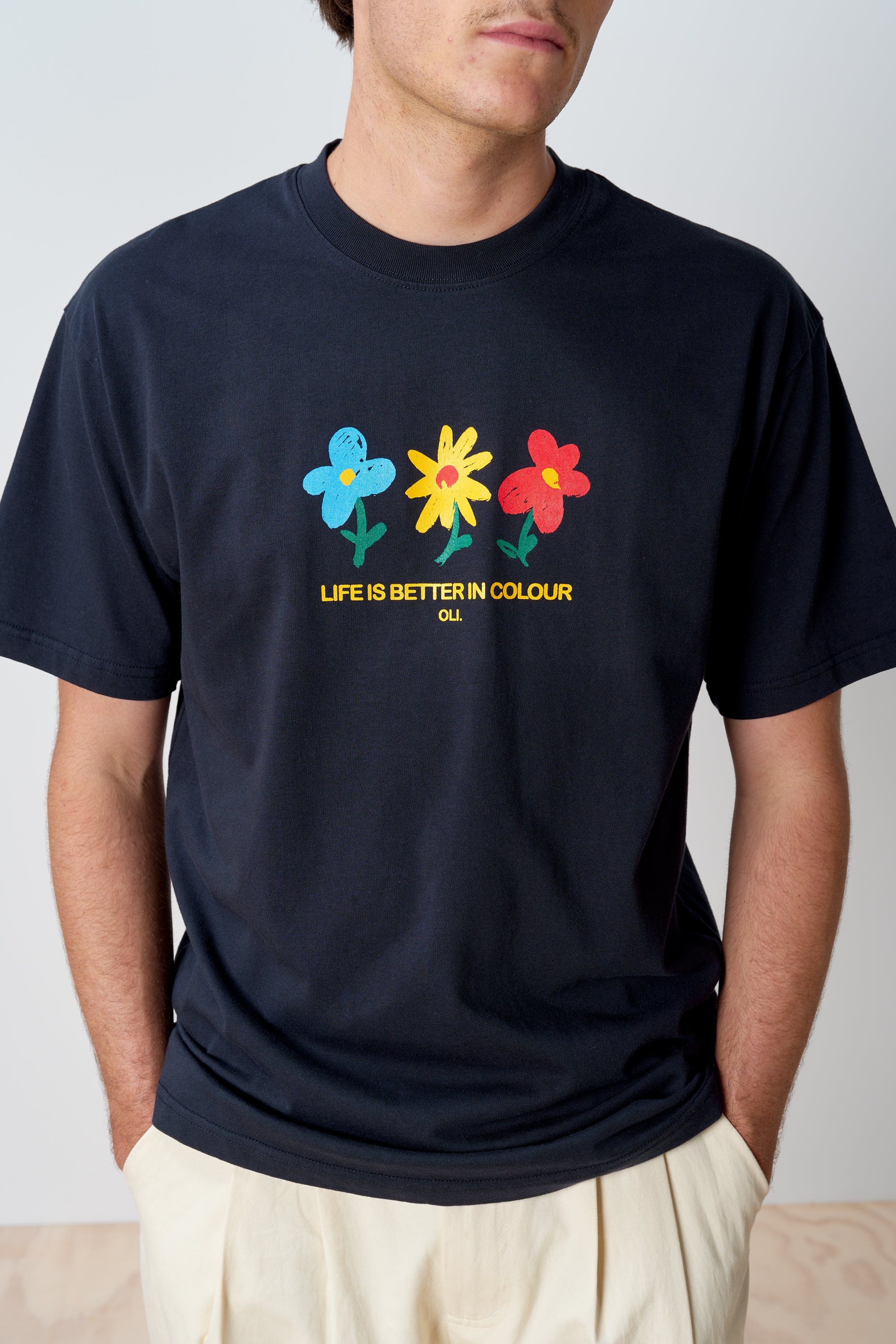 Better In Colour T - Navy - Image 4