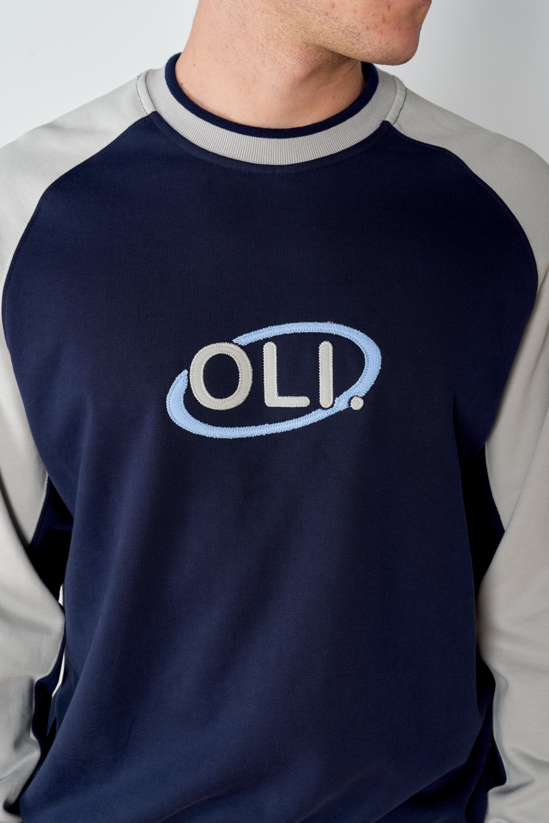 Block Pullover - Navy - Image 4