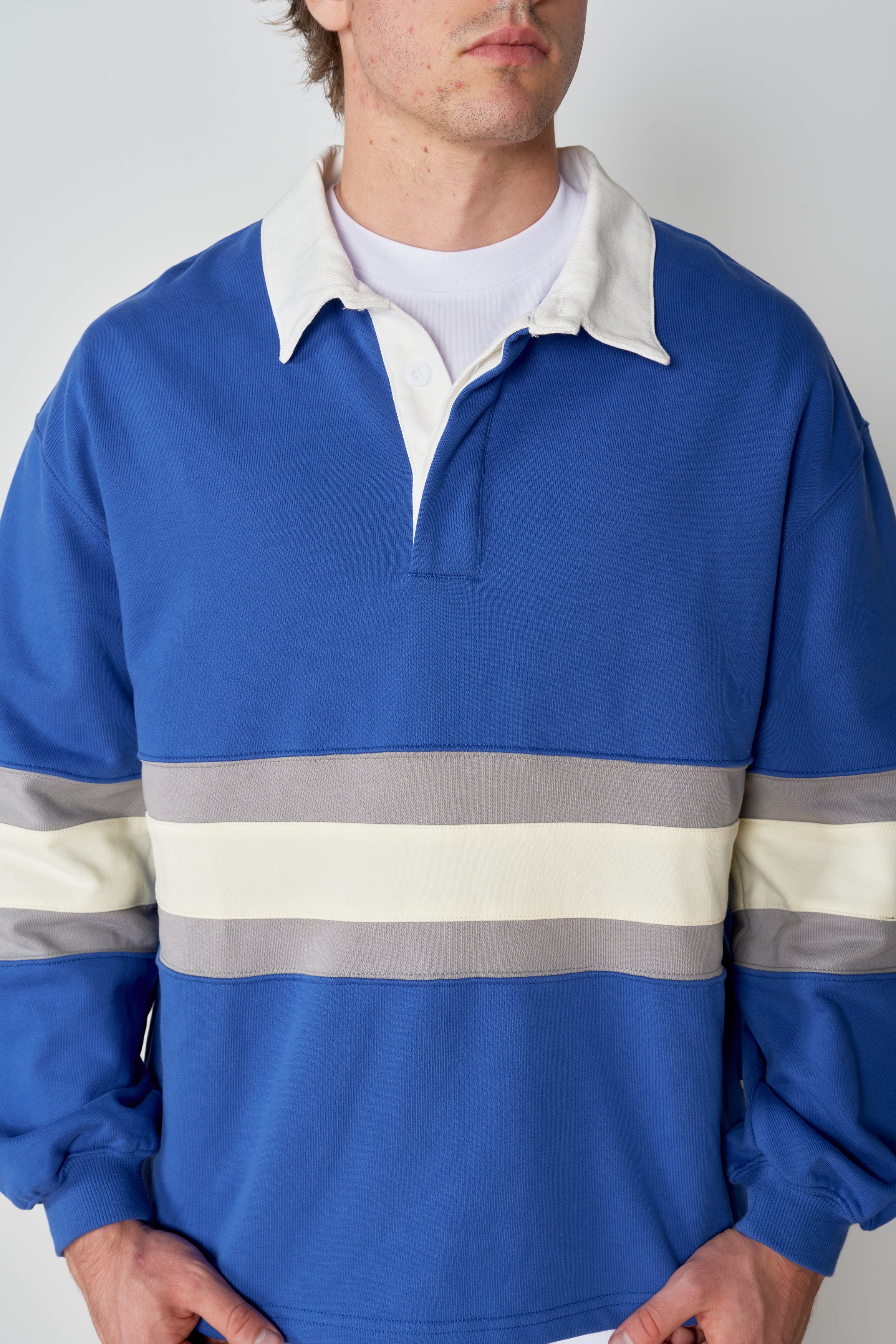 Block Rugby Polo - Royal - Image 5