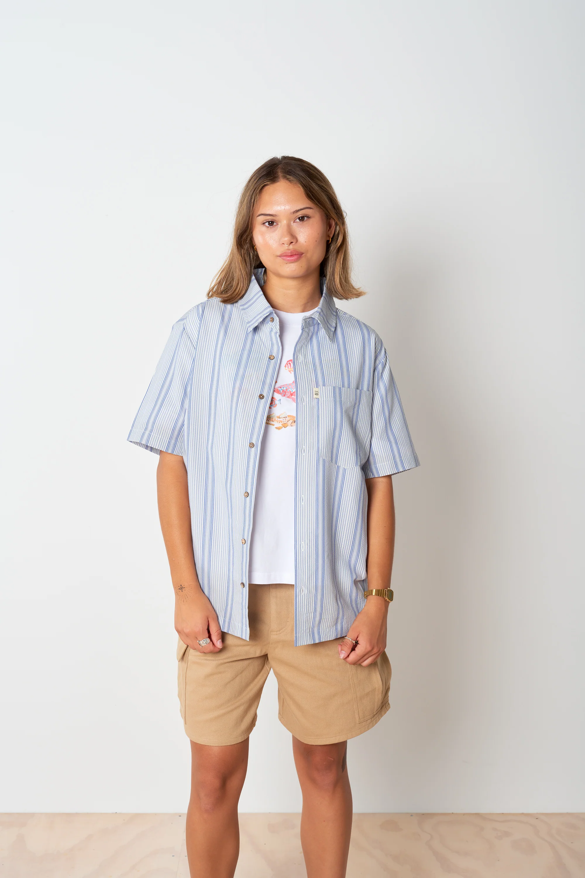 Coast Button Up - Sky - Image 6