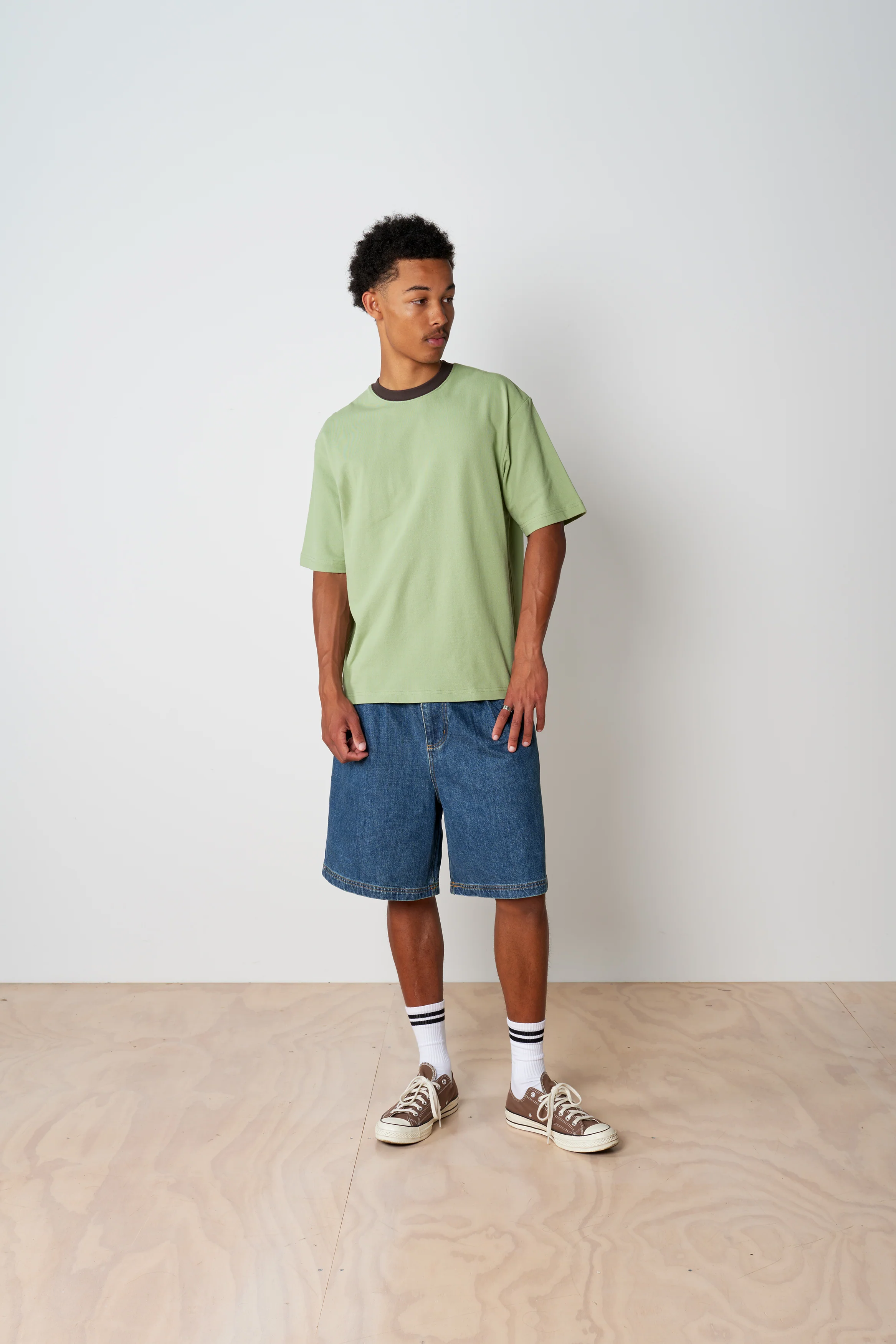 Contrast T - Mint - Image 3