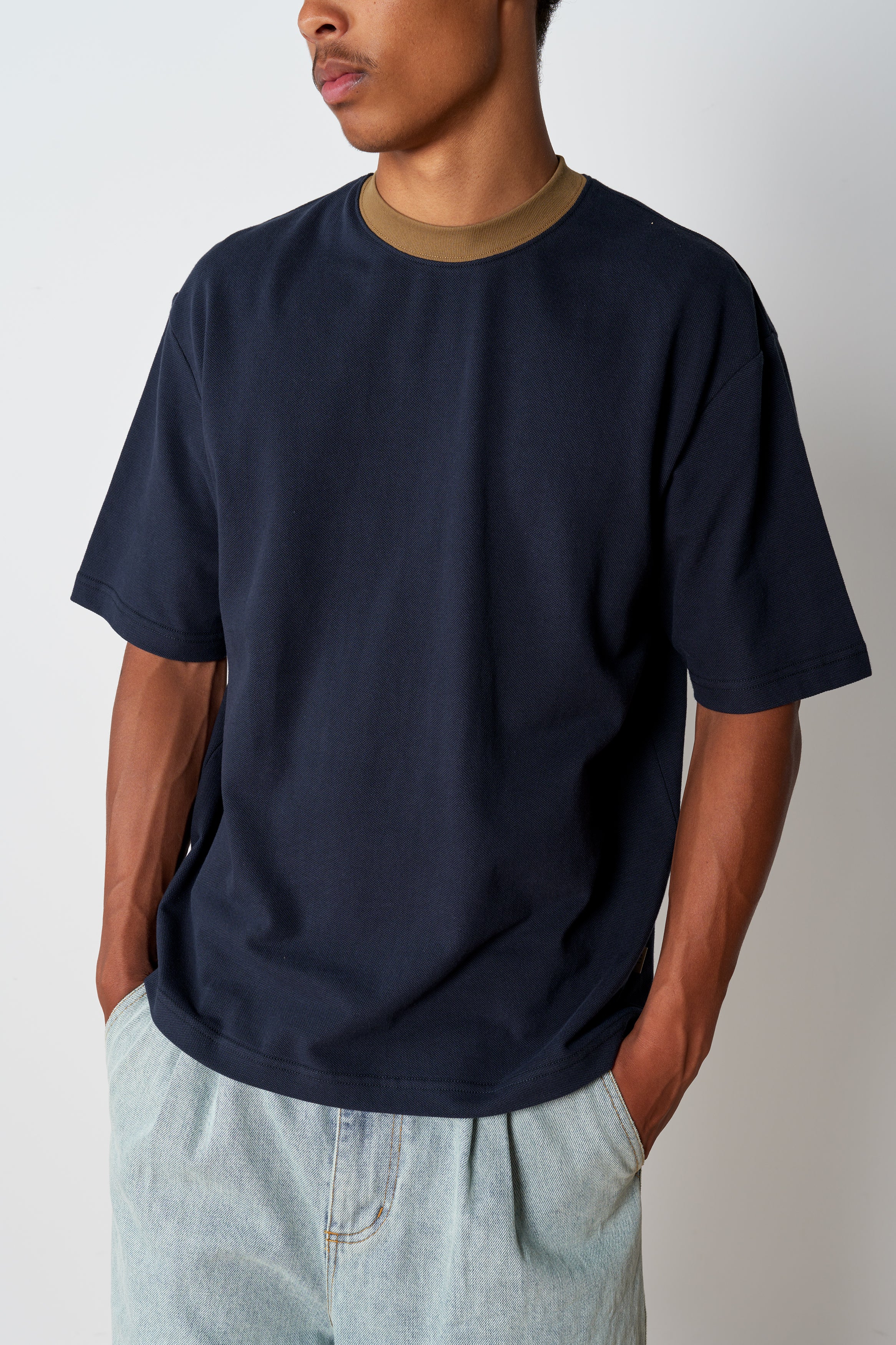 Contrast T - Navy - Image 4