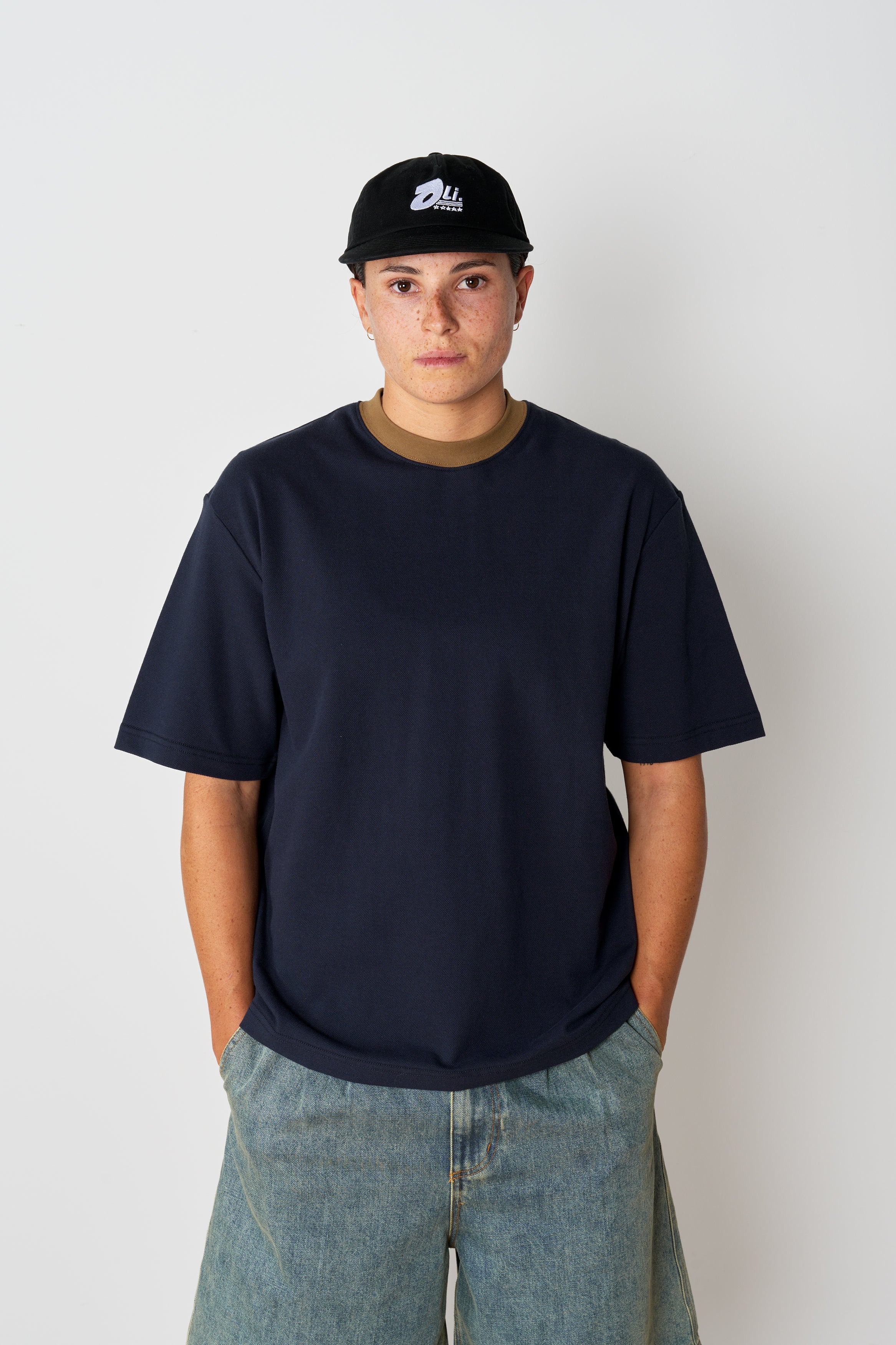 Contrast T - Navy - Image 6