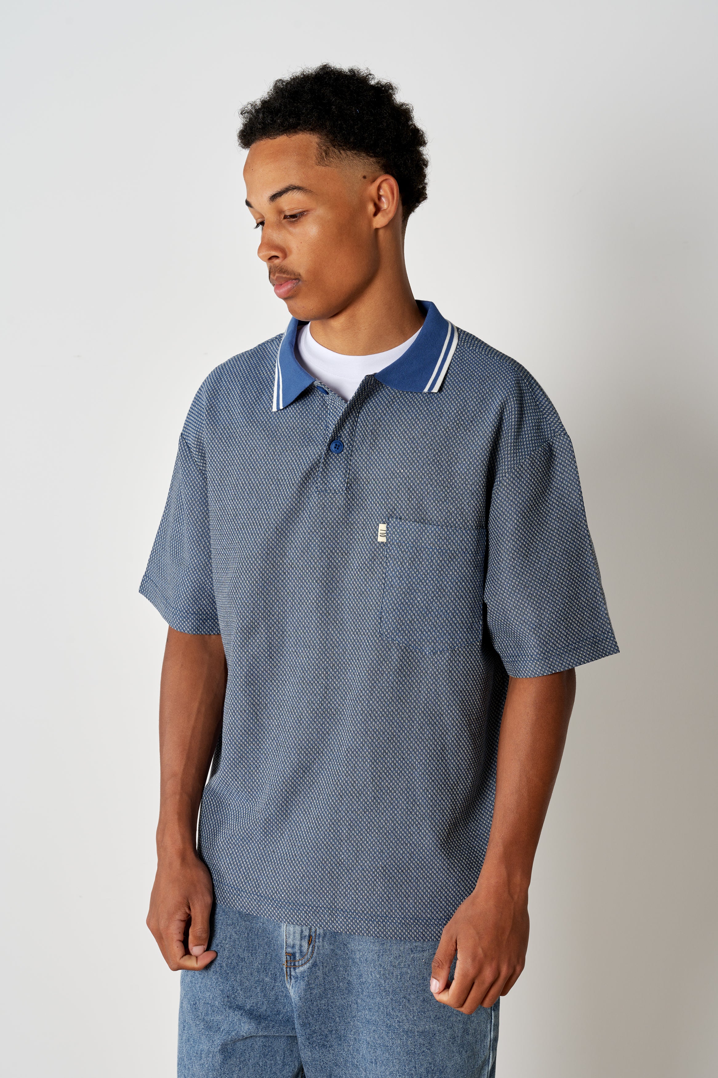 Diamond Polo - Blueberry - Image 3