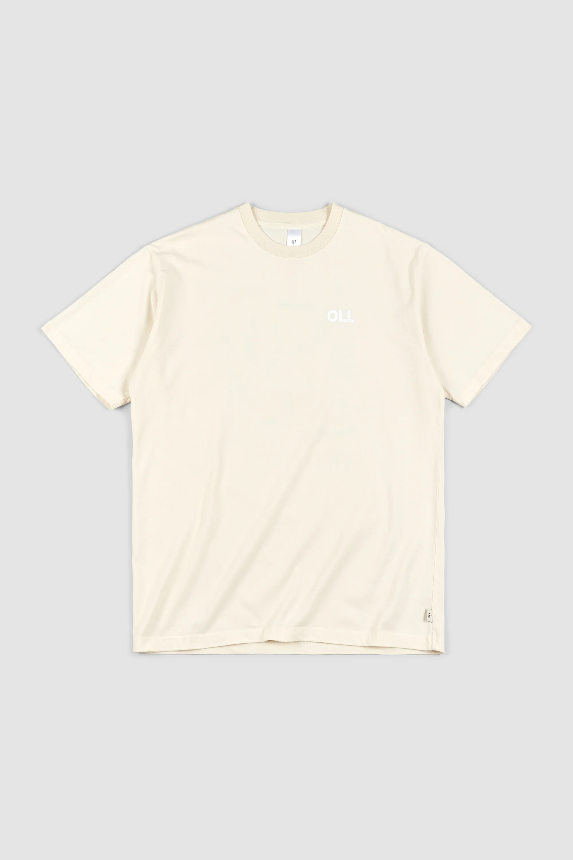Emblem Back Print T - Butter - Image 2