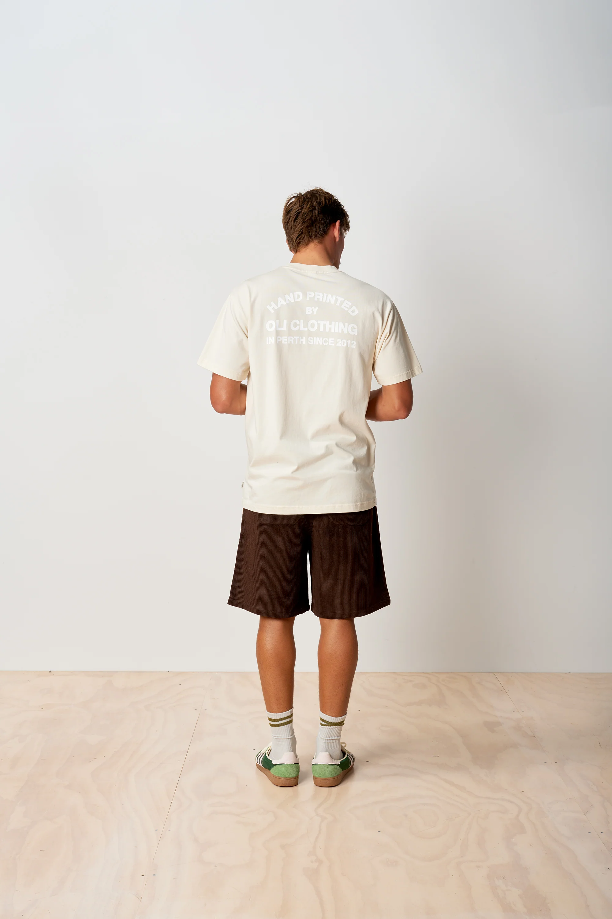 Emblem Back Print T - Butter - Image 4