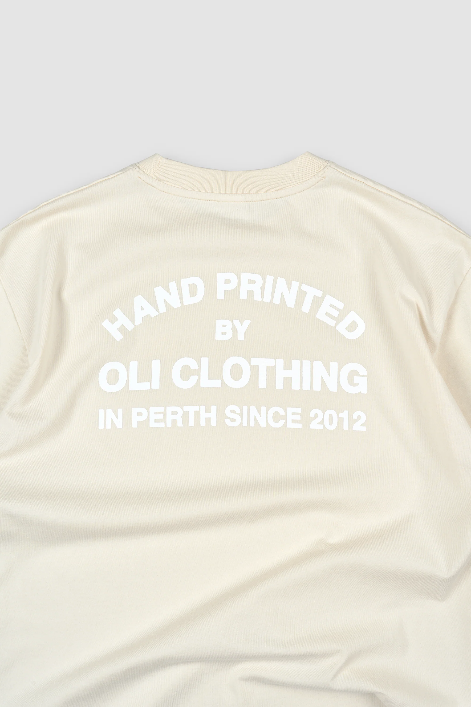 Emblem Back Print T - Butter - Image 7
