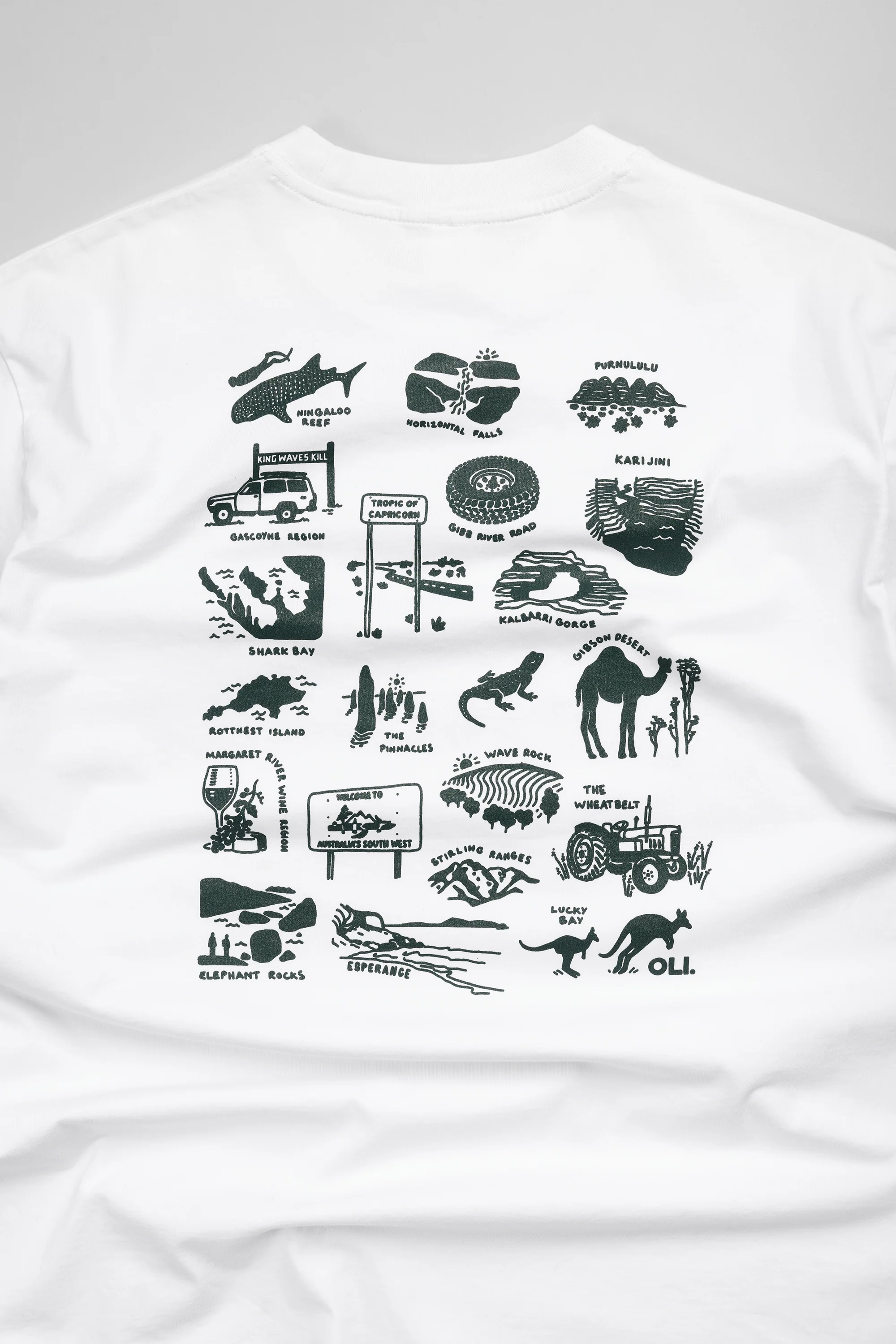 Explore Back Print T - White - Image 3