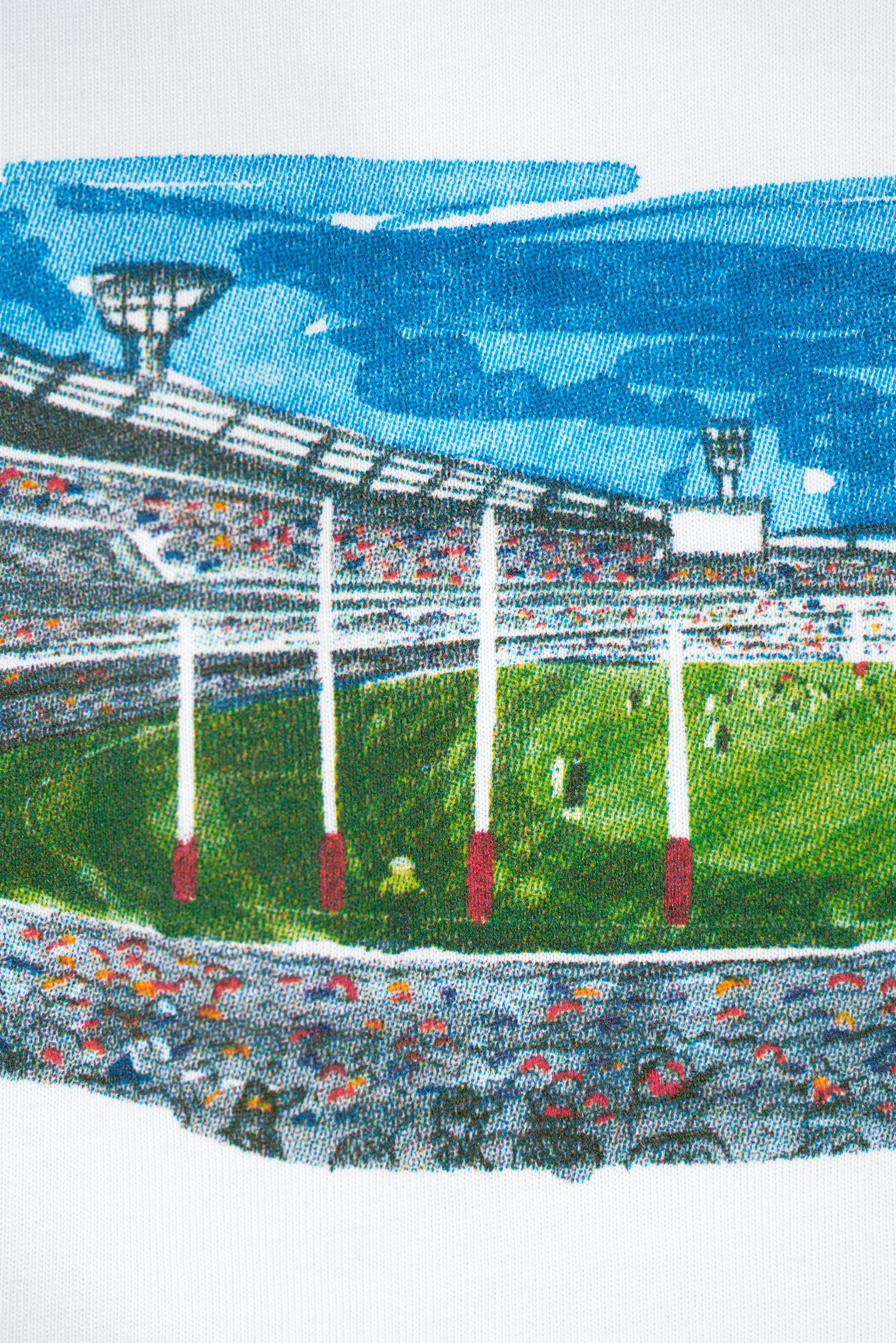 Footy Trip Crop T - White - Image 3