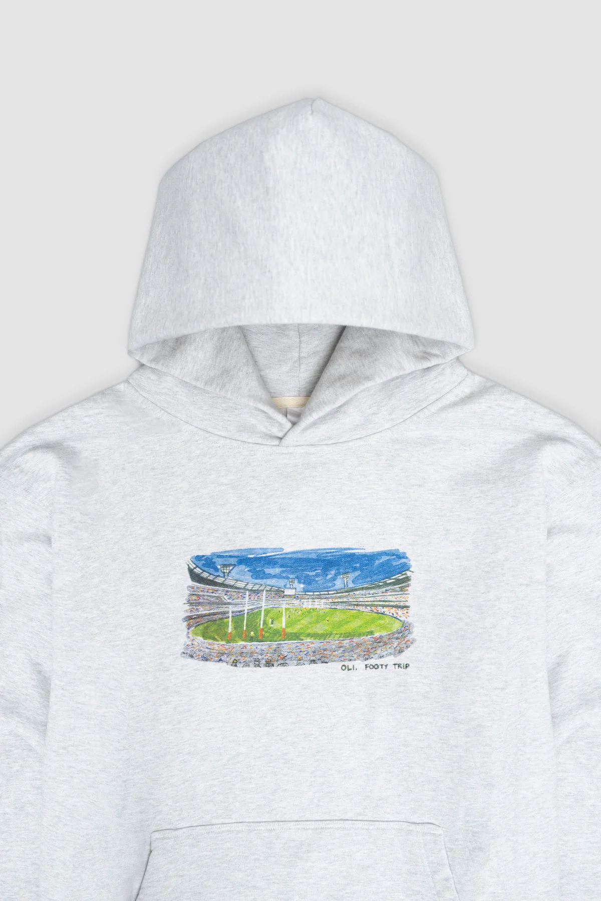 Footy Trip Hood - Snow Marle - Image 7