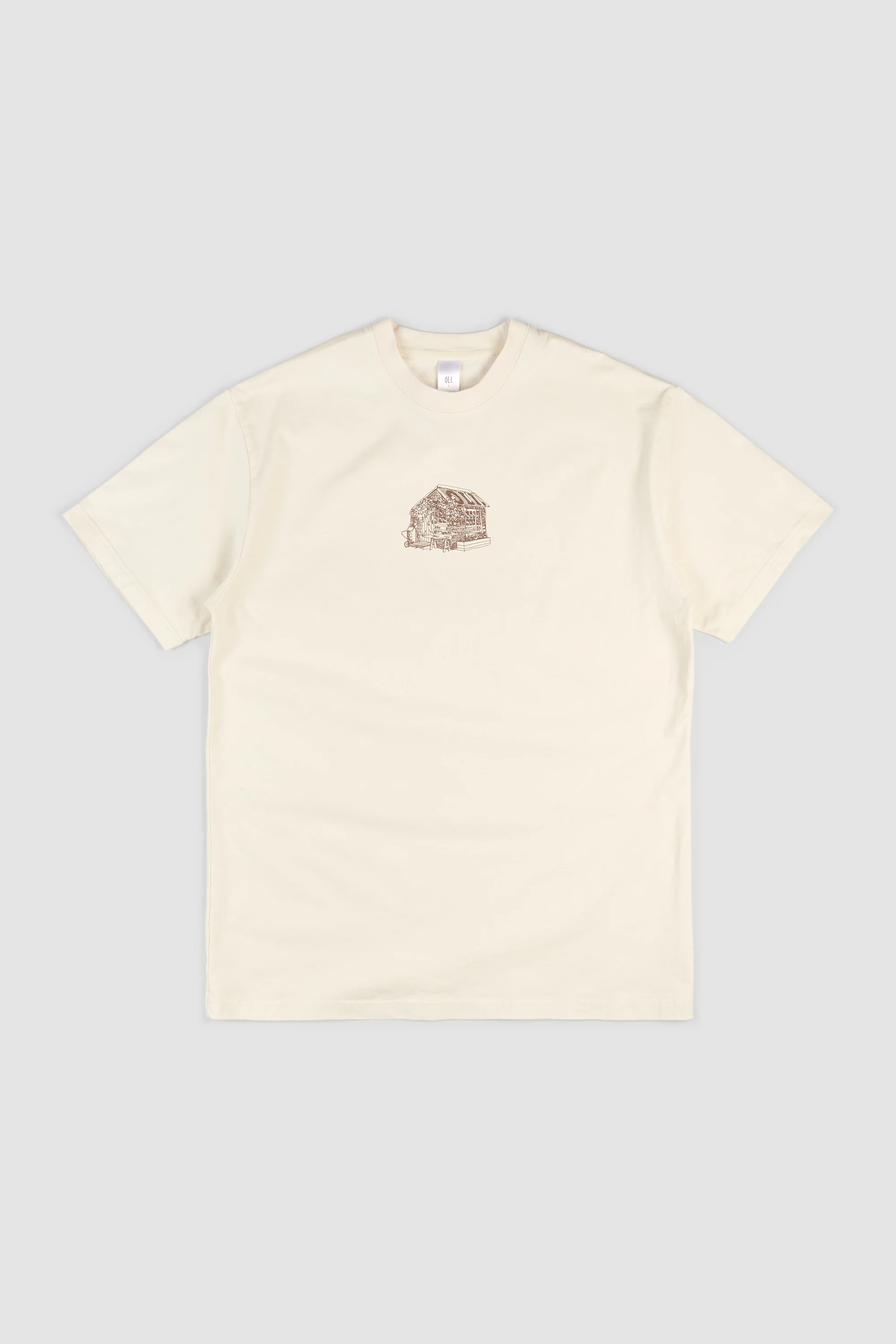 Garden Shed Back Print T - Butter - Image 4