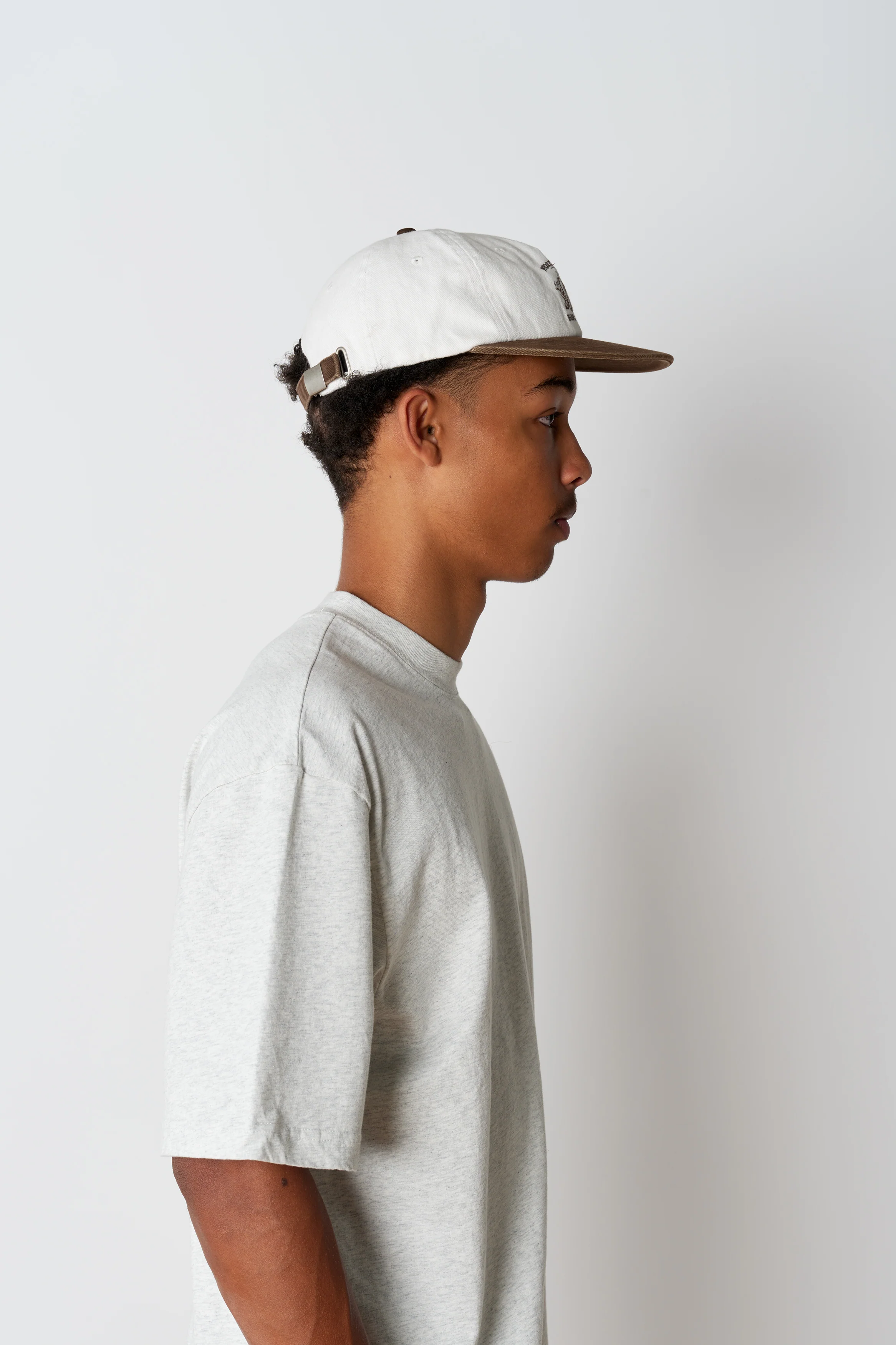 Hardly Working Cap - Cream/Choc - Image 6