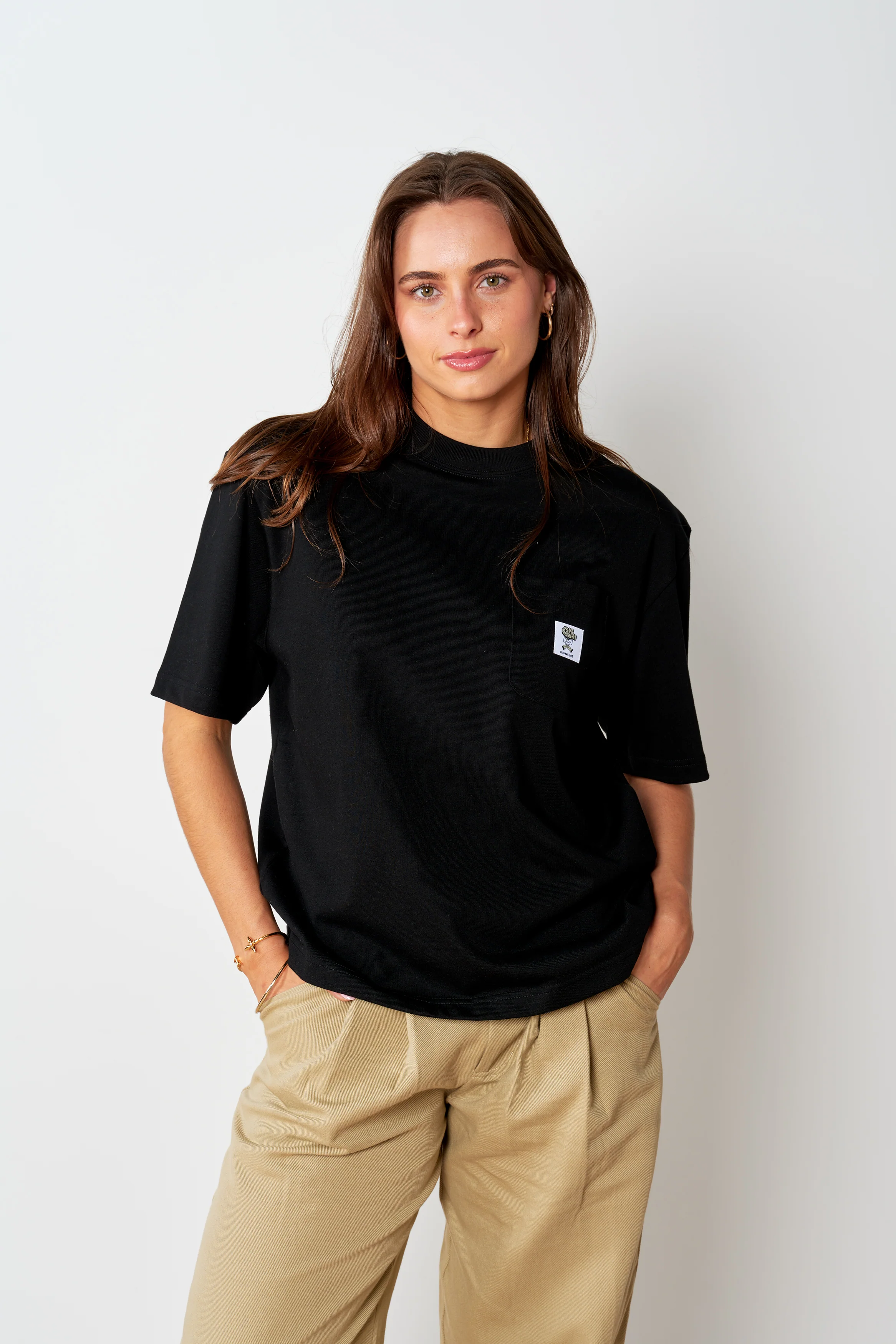 Heavyweight Pocket T - Black - Image 5