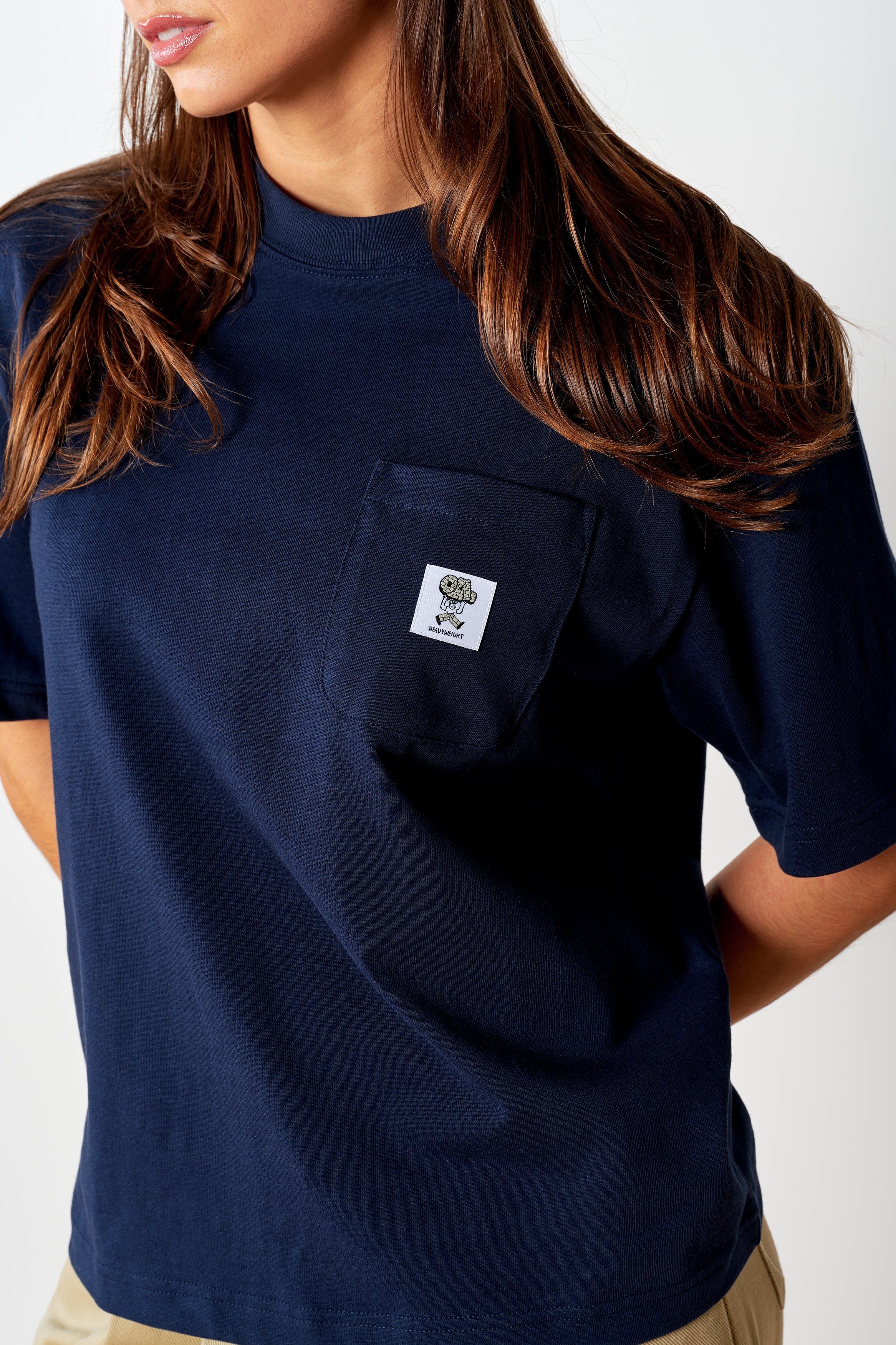 Heavyweight Pocket T - Navy - Image 4