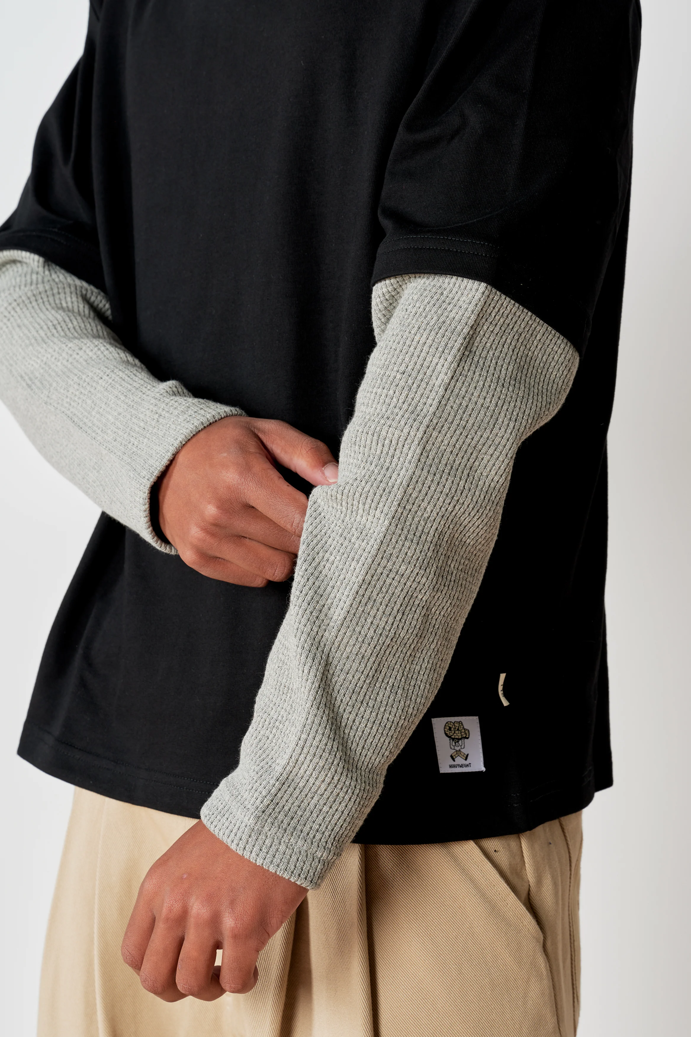 Layered Long Sleeve T - Black - Image 4