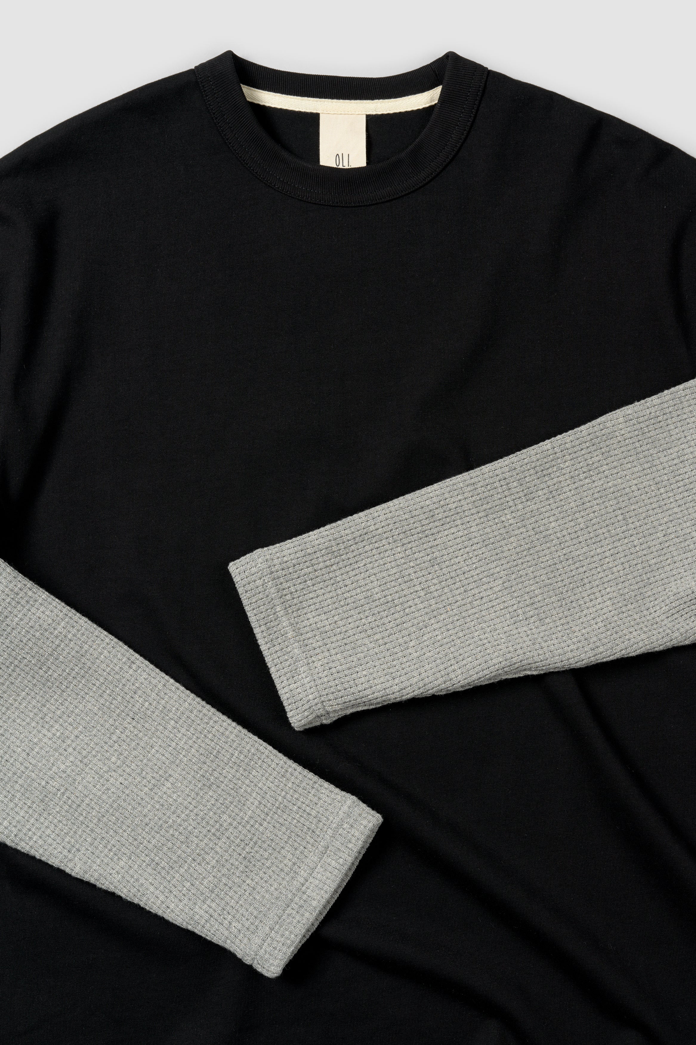 Layered Long Sleeve T - Black - Image 5