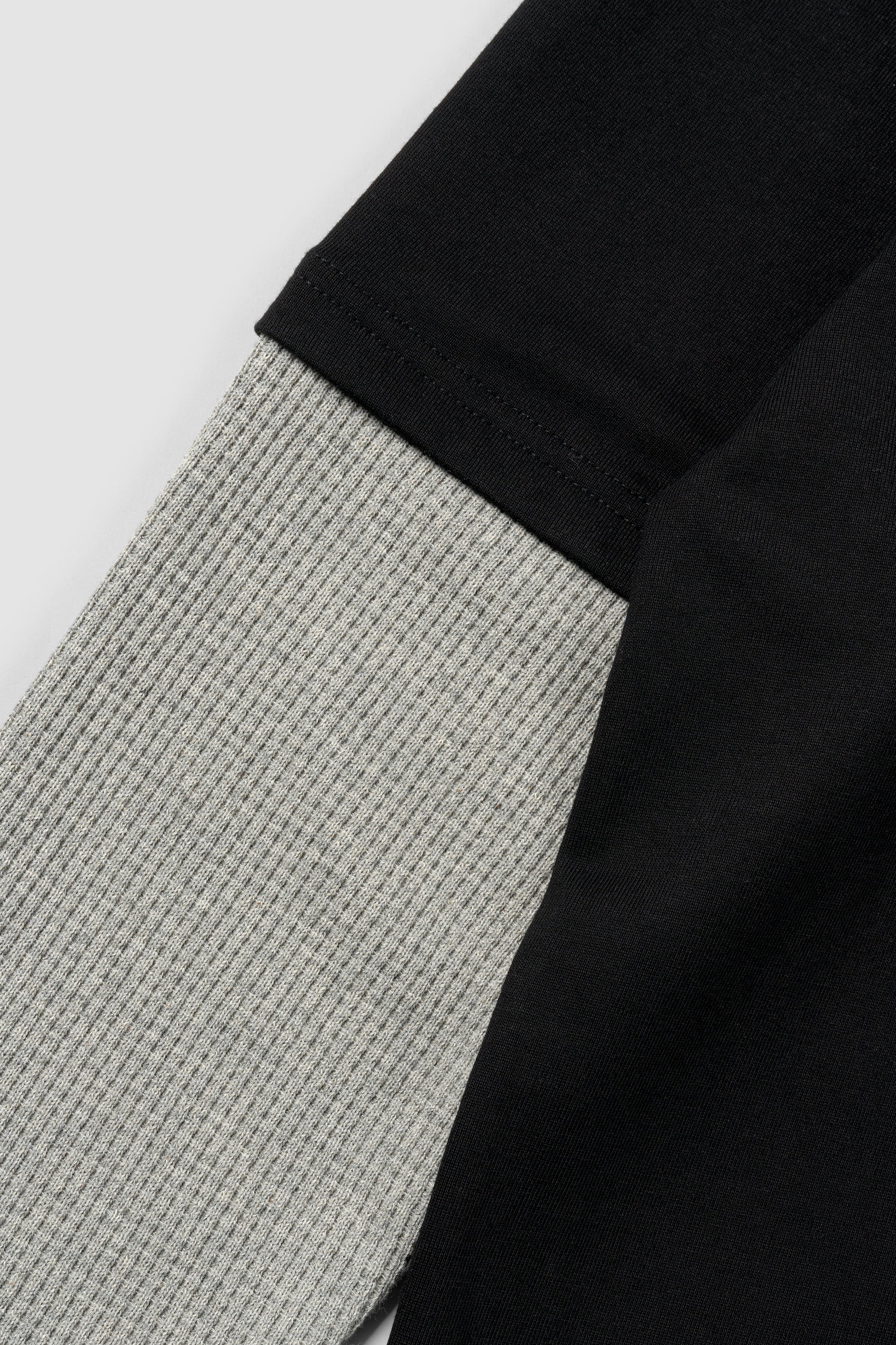 Layered Long Sleeve T - Black - Image 7