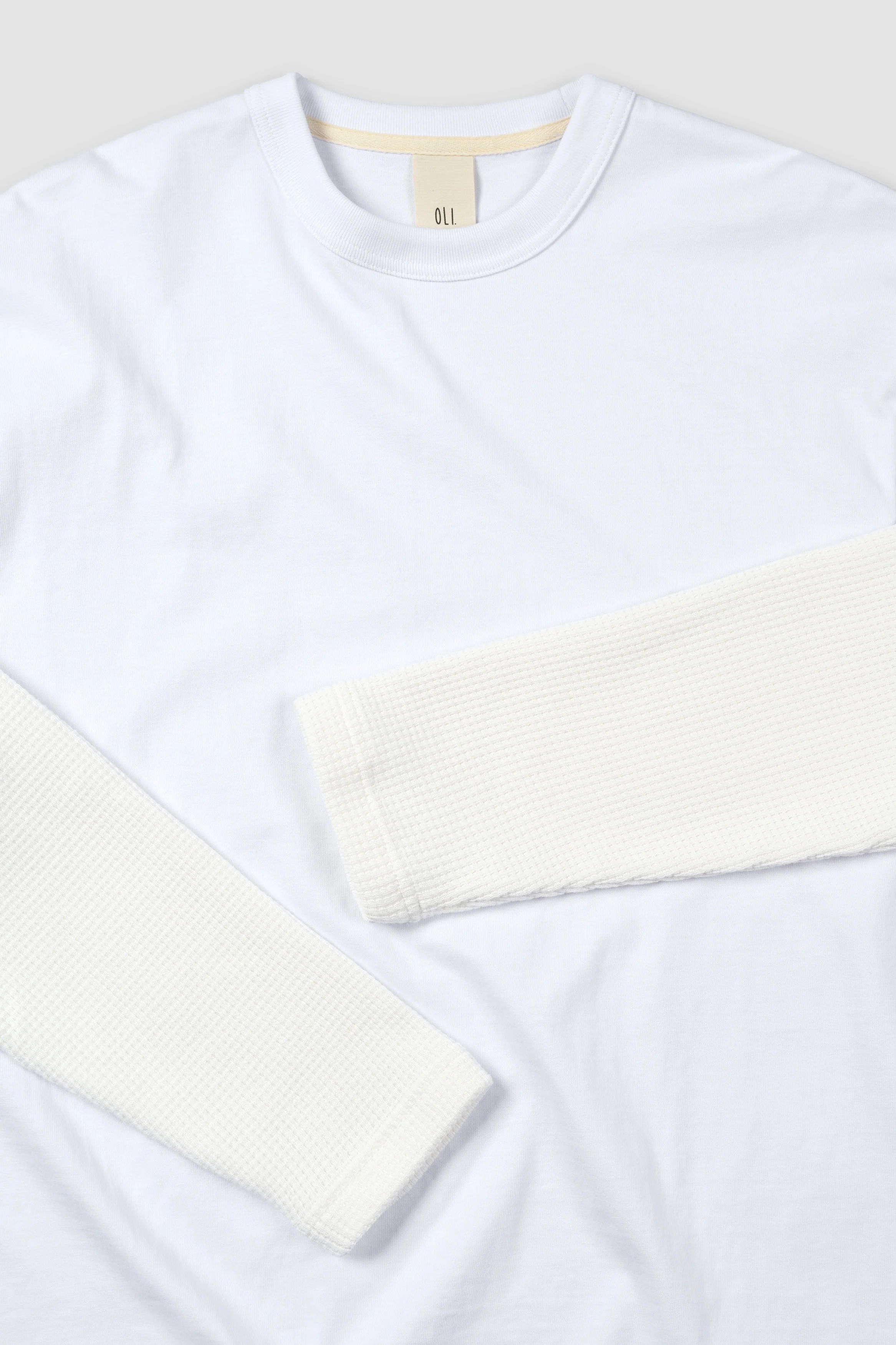 Layered Long Sleeve T - White - Image 5