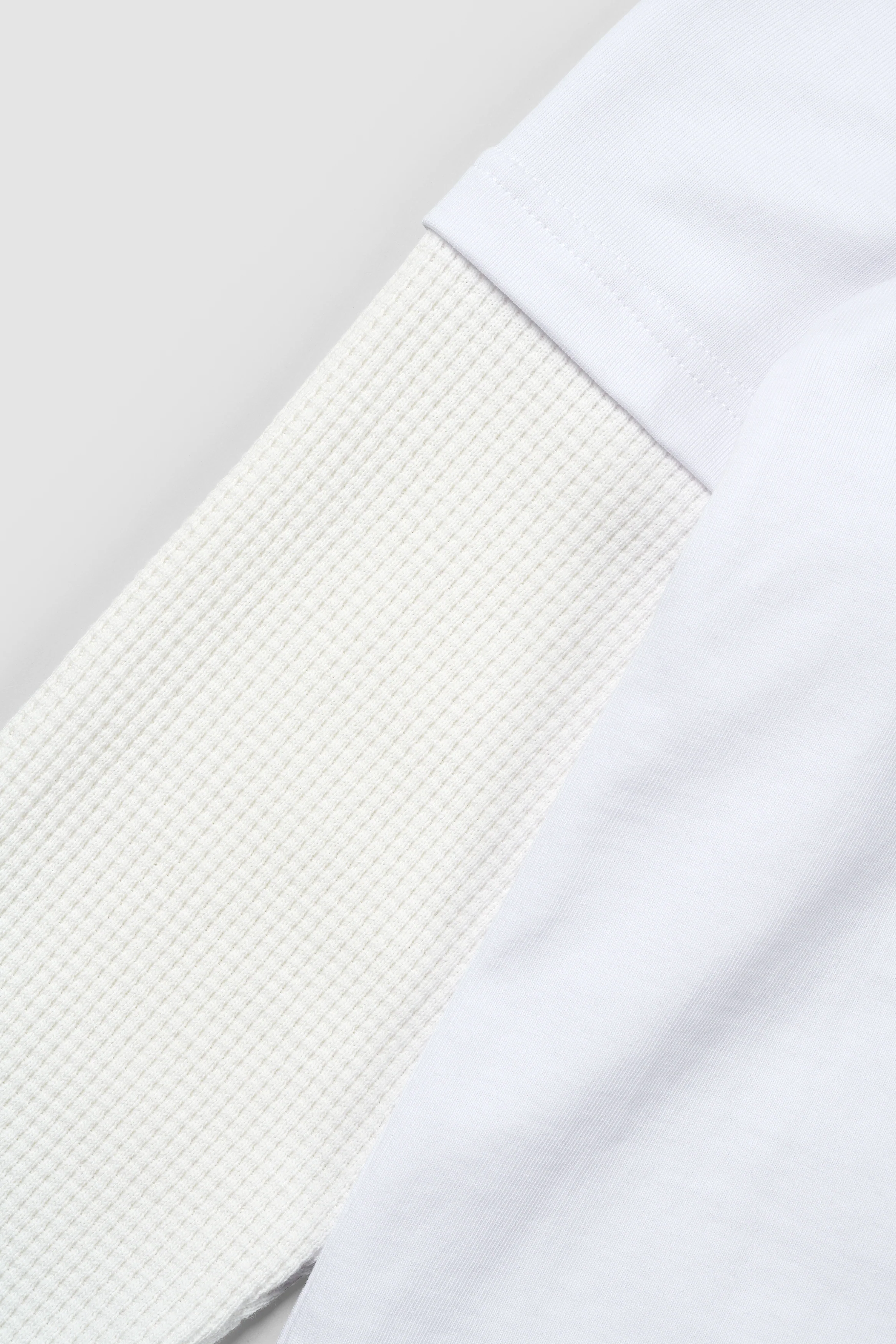 Layered Long Sleeve T - White - Image 7