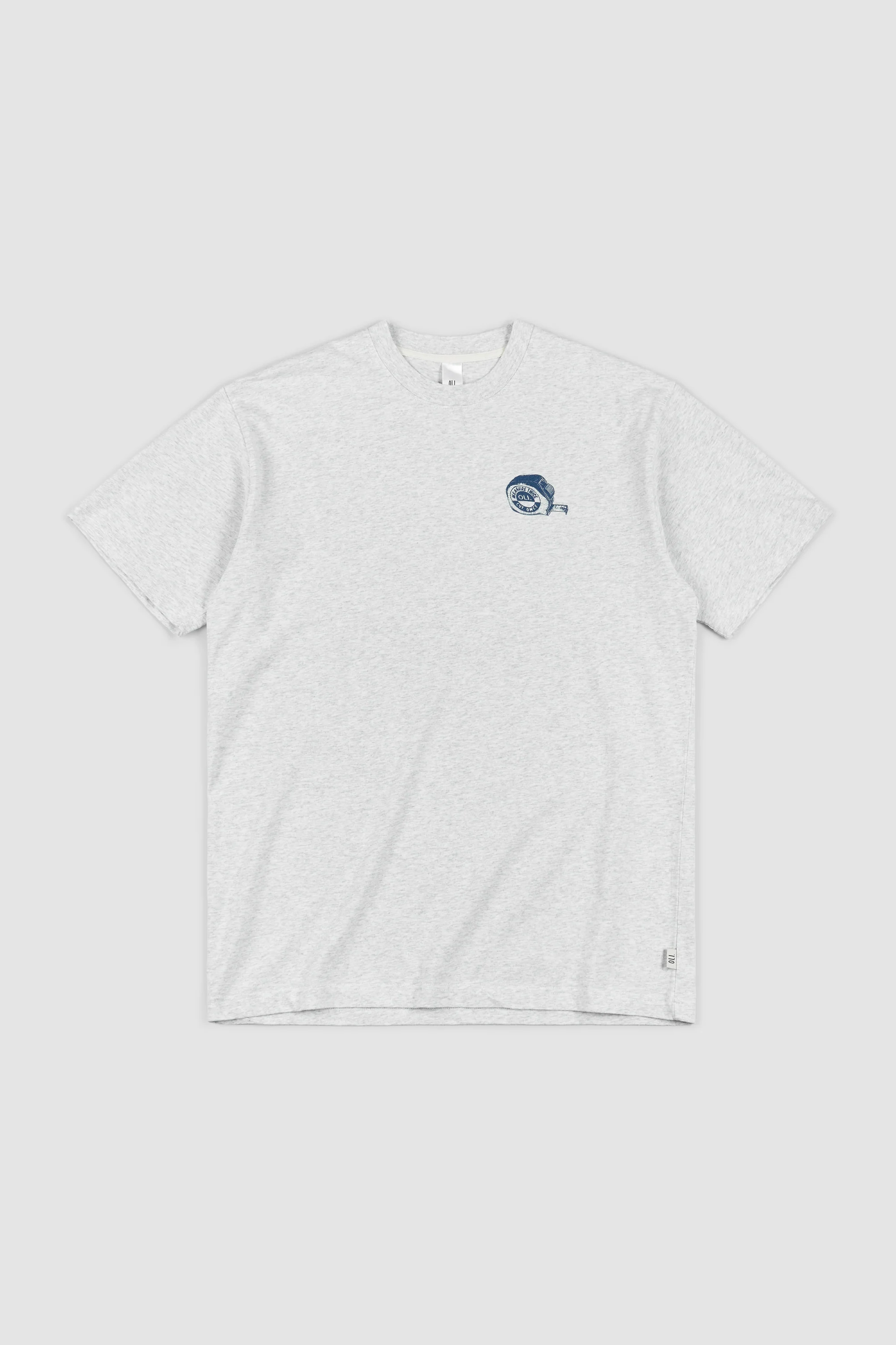 Measure Twice Cut Once Back Print T - Snow Marle - Image 2