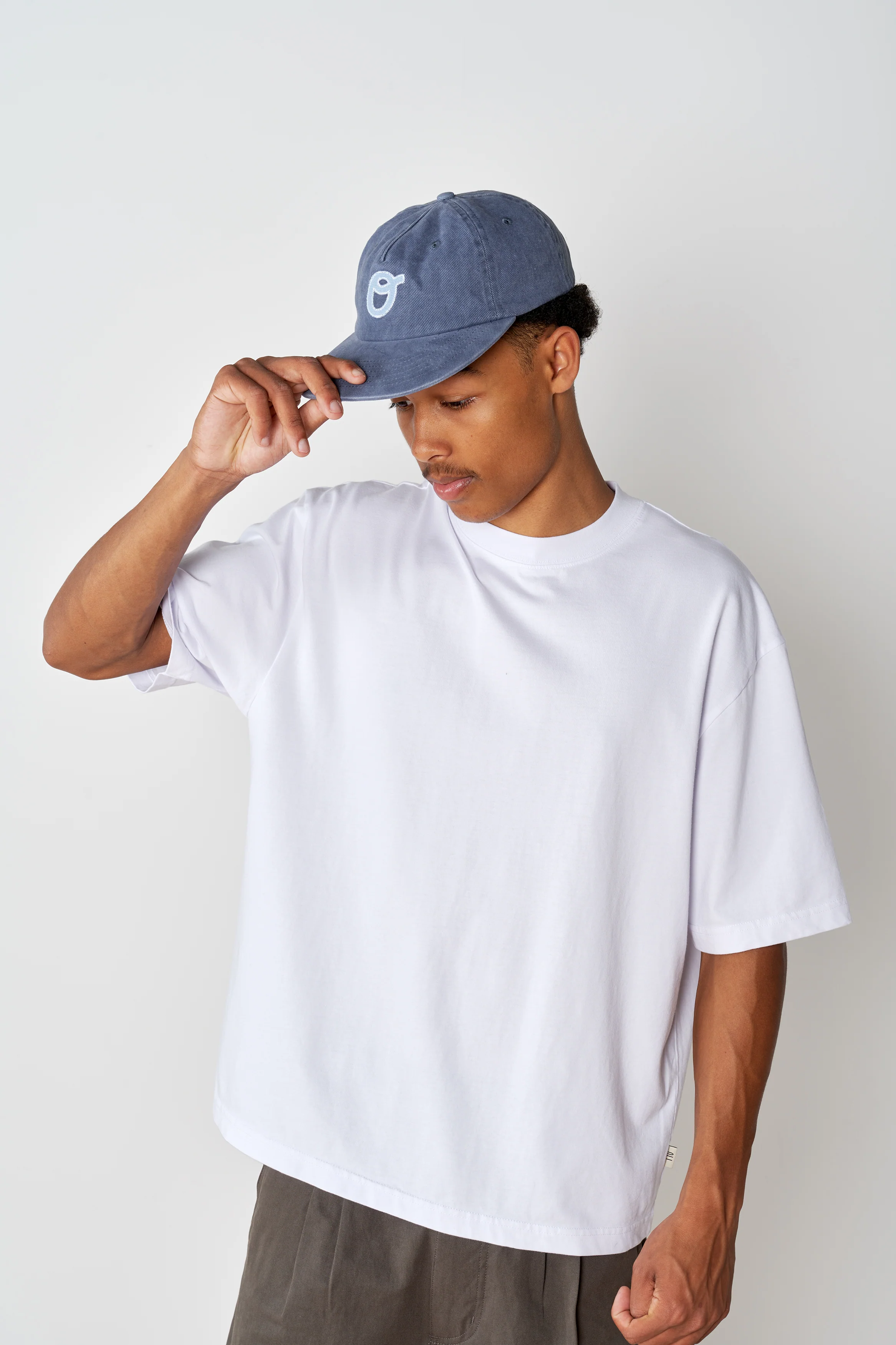 Appliqué Cap - Washed Blue - Image 5