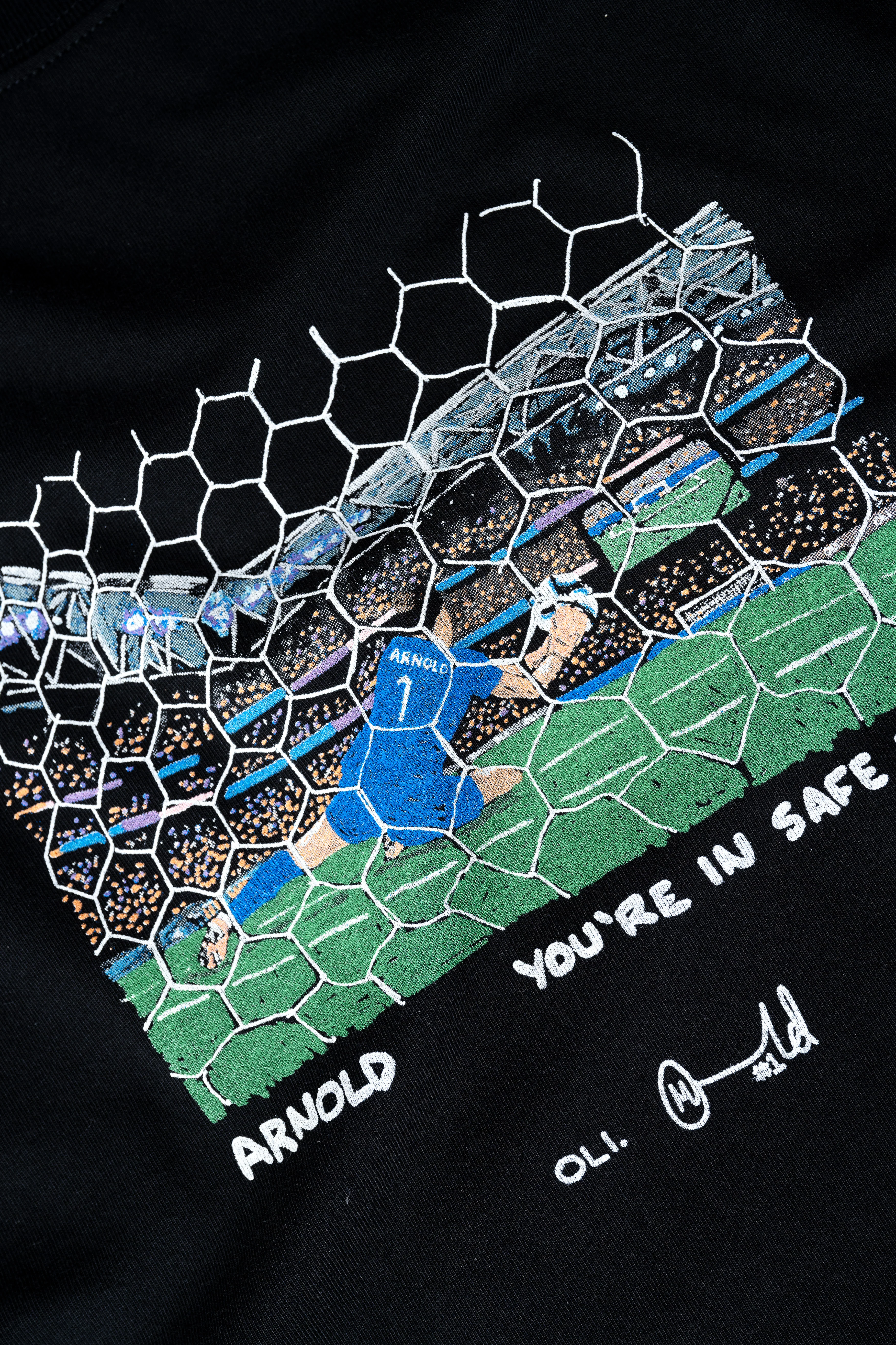Oli x Arnold Collab Crop T - Black - Image 4