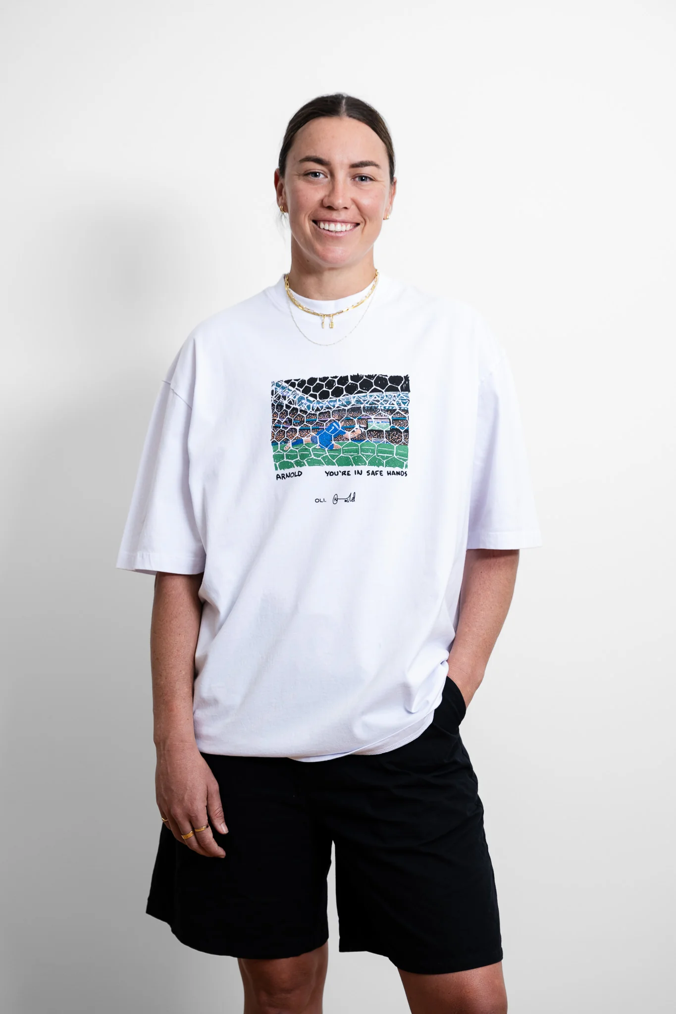 Oli x Arnold Collab T - White - Image 3