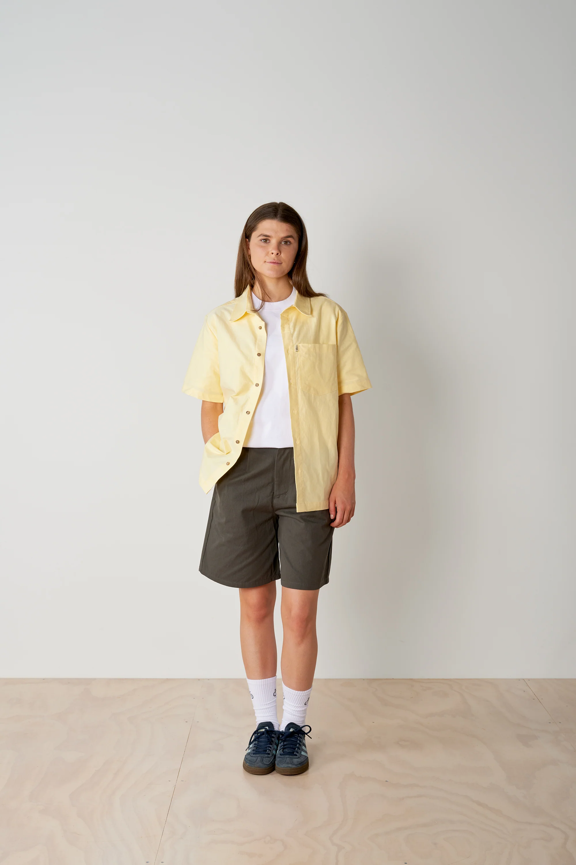 Oxford Button Up - Lemon - Image 3