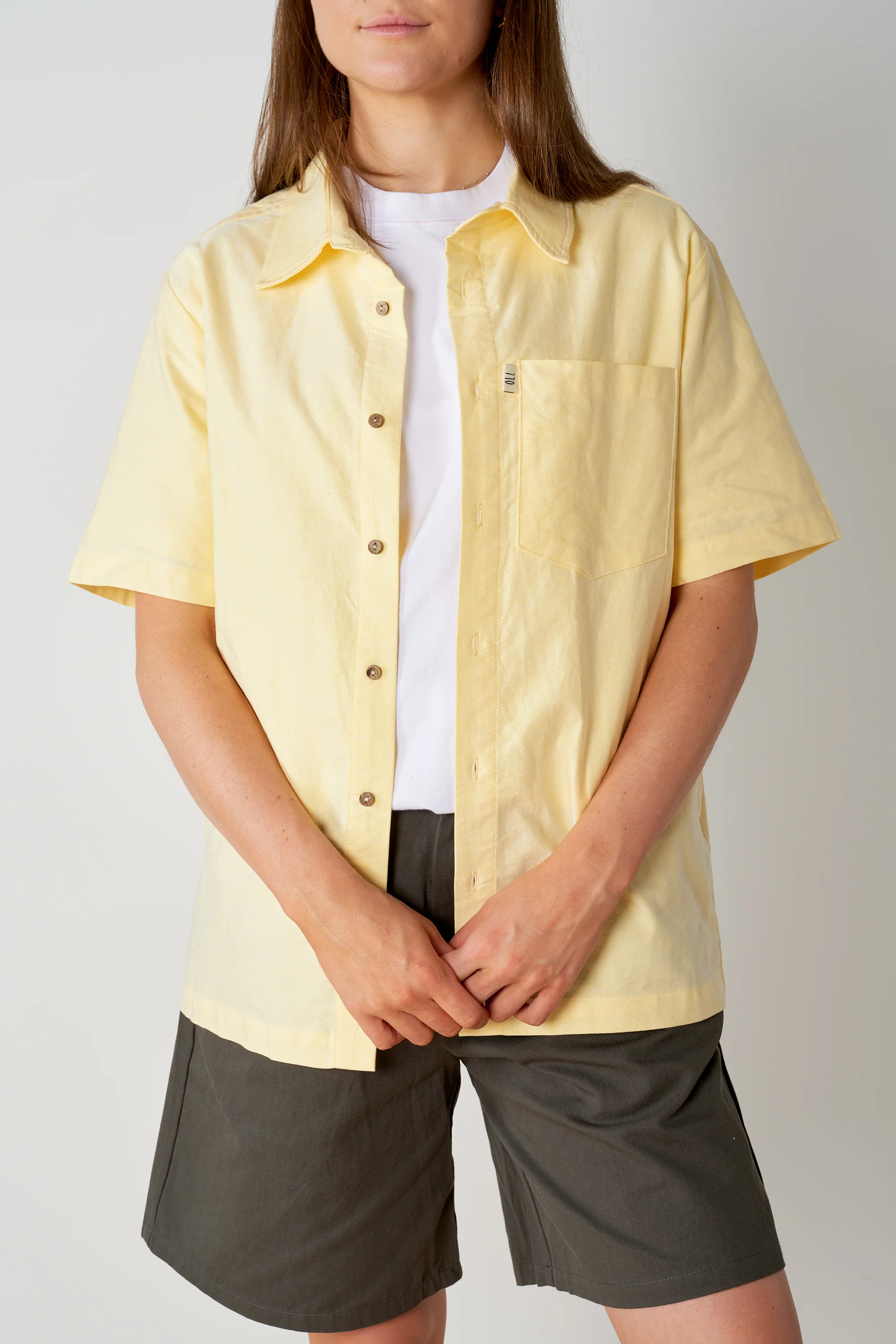 Oxford Button Up - Lemon - Image 4