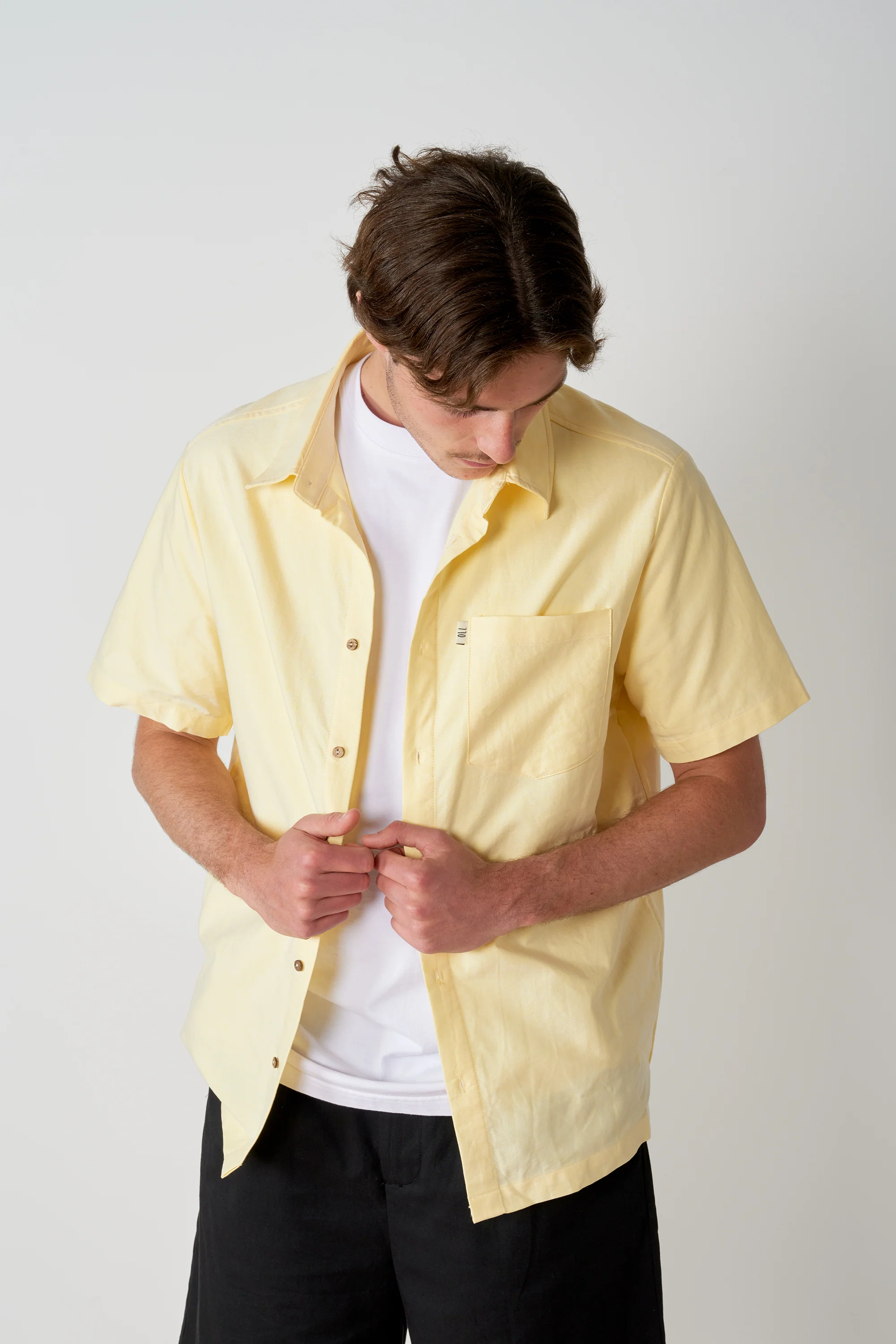 Oxford Button Up - Lemon - Image 6