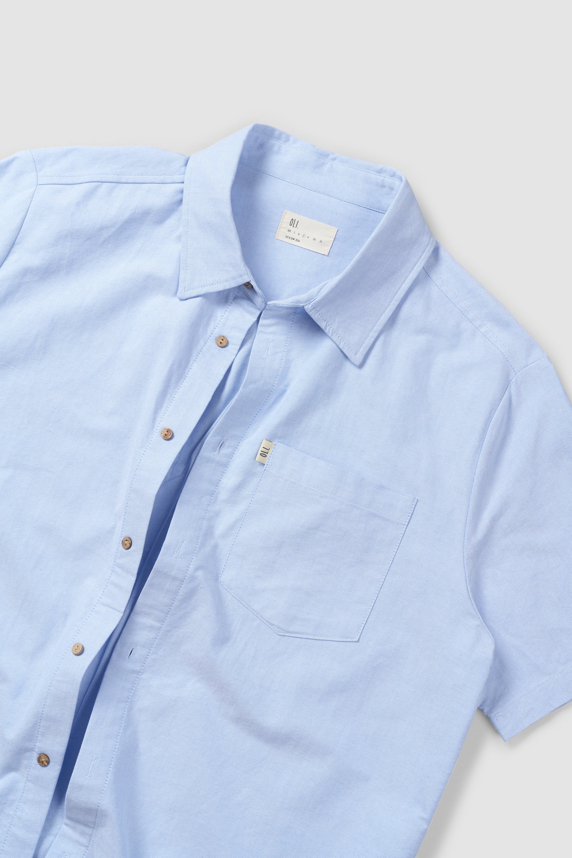 Oxford Button Up - Sky - Image 7
