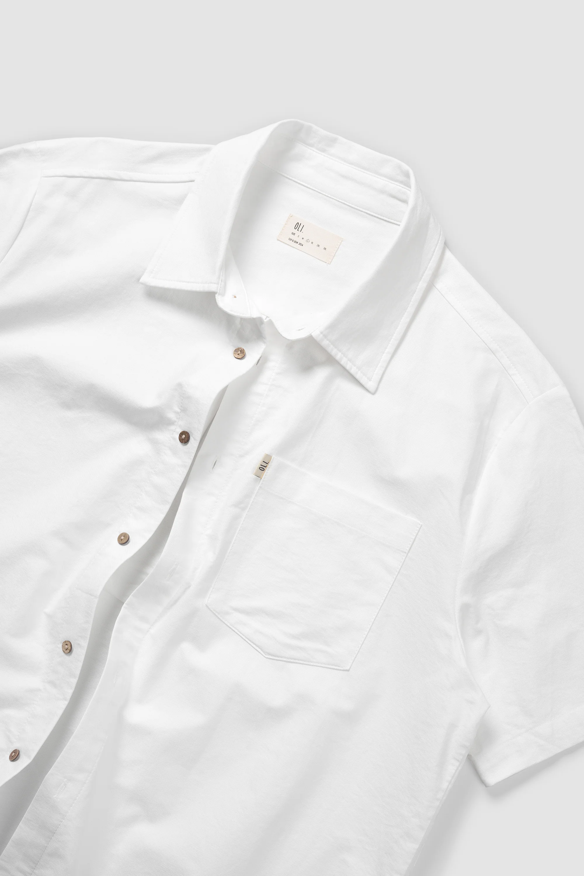 Oxford Button Up - White - Image 5