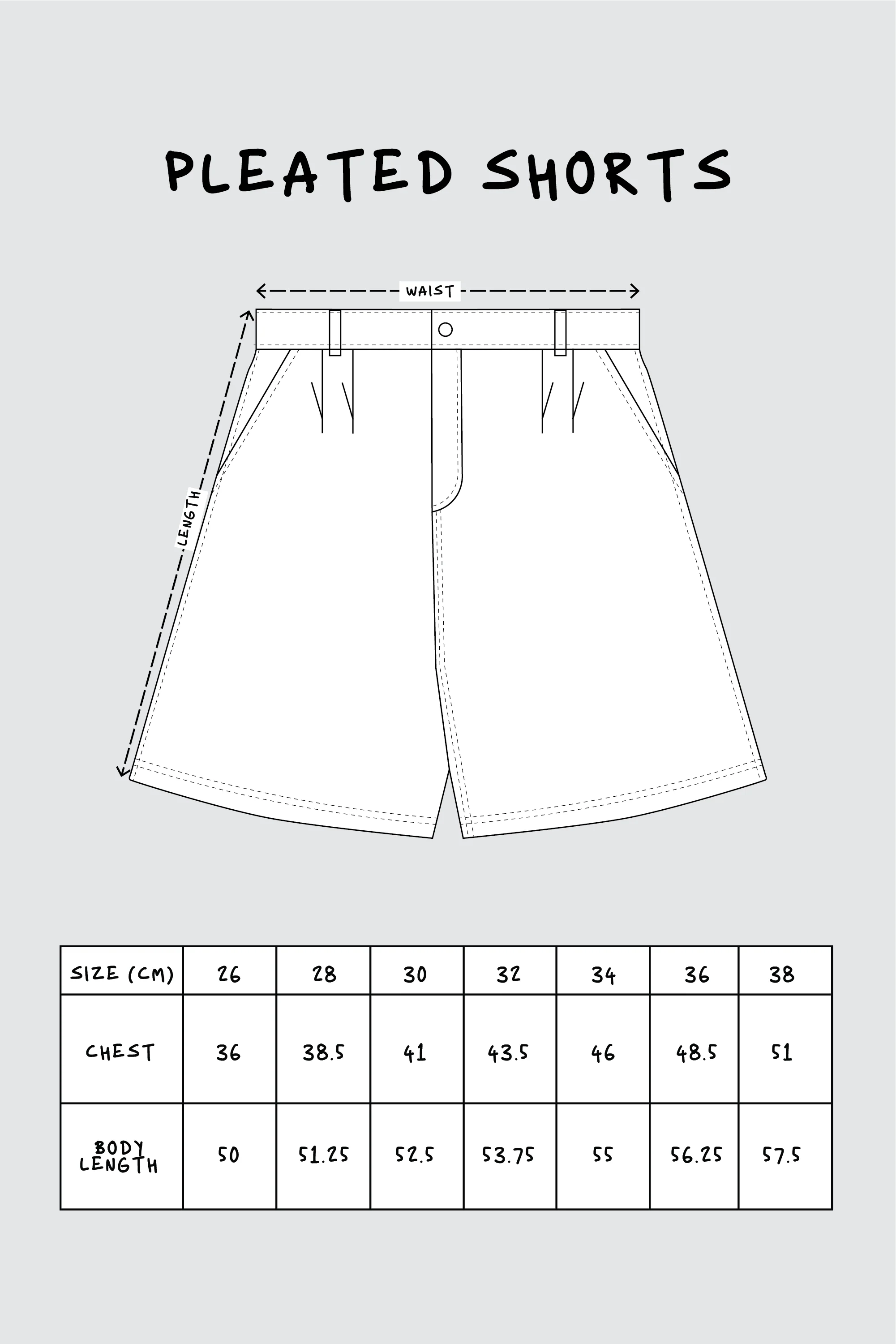 Original Pleated Short - Grey - Image 15