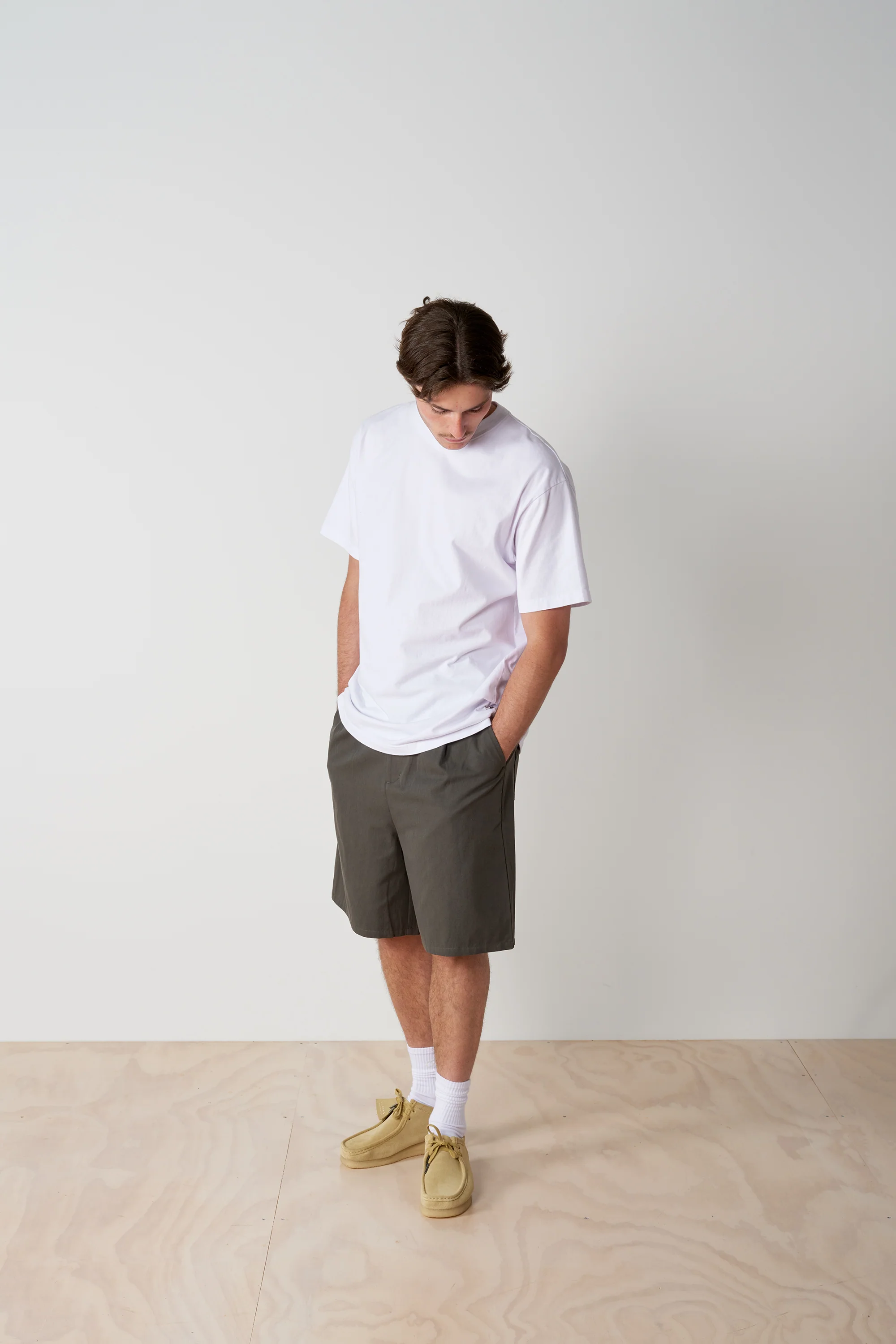Original Pleated Short - Grey - Image 4