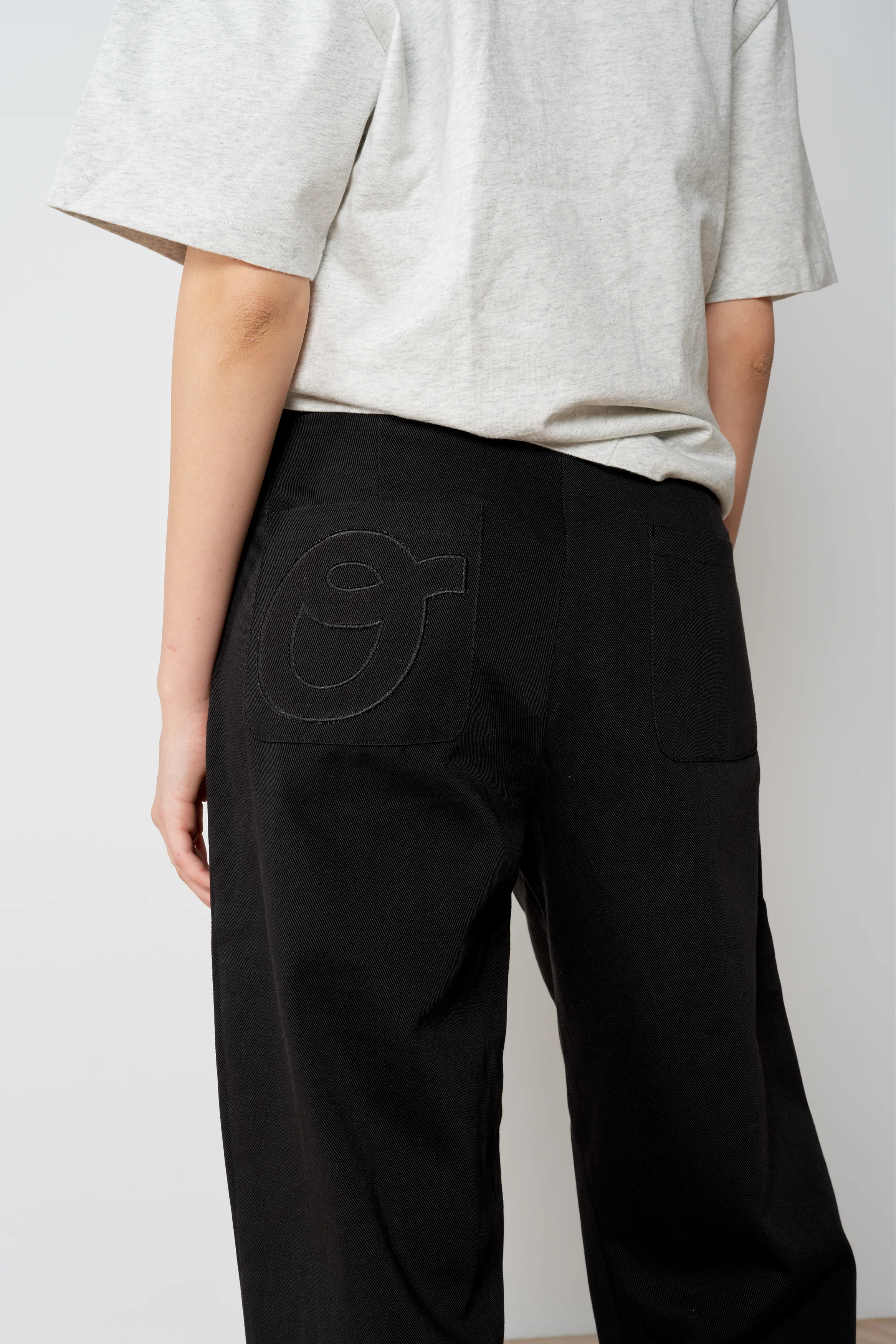 Pleated Pant - Black - Image 8