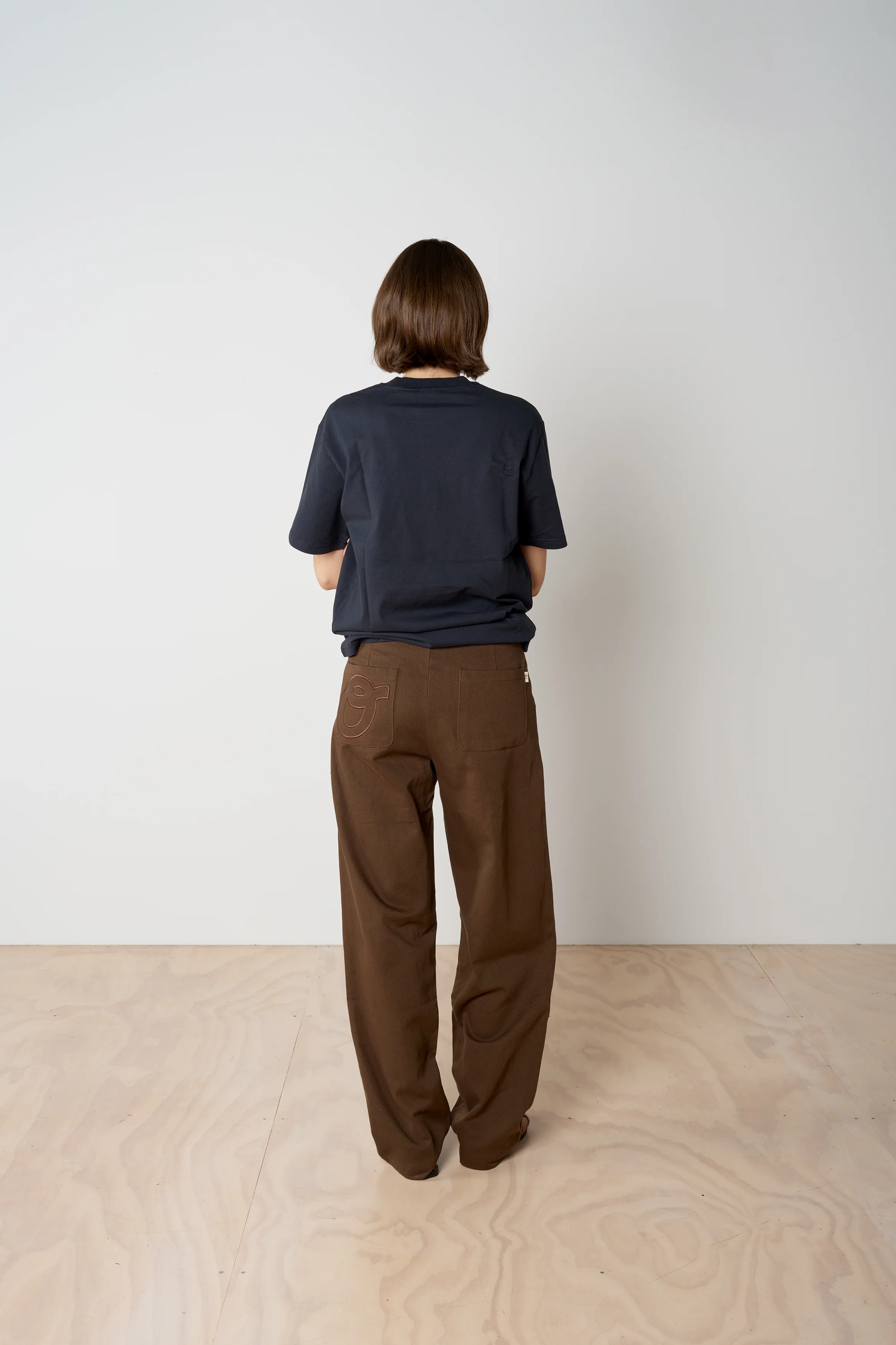 Pleated Pant - Choc - Image 6