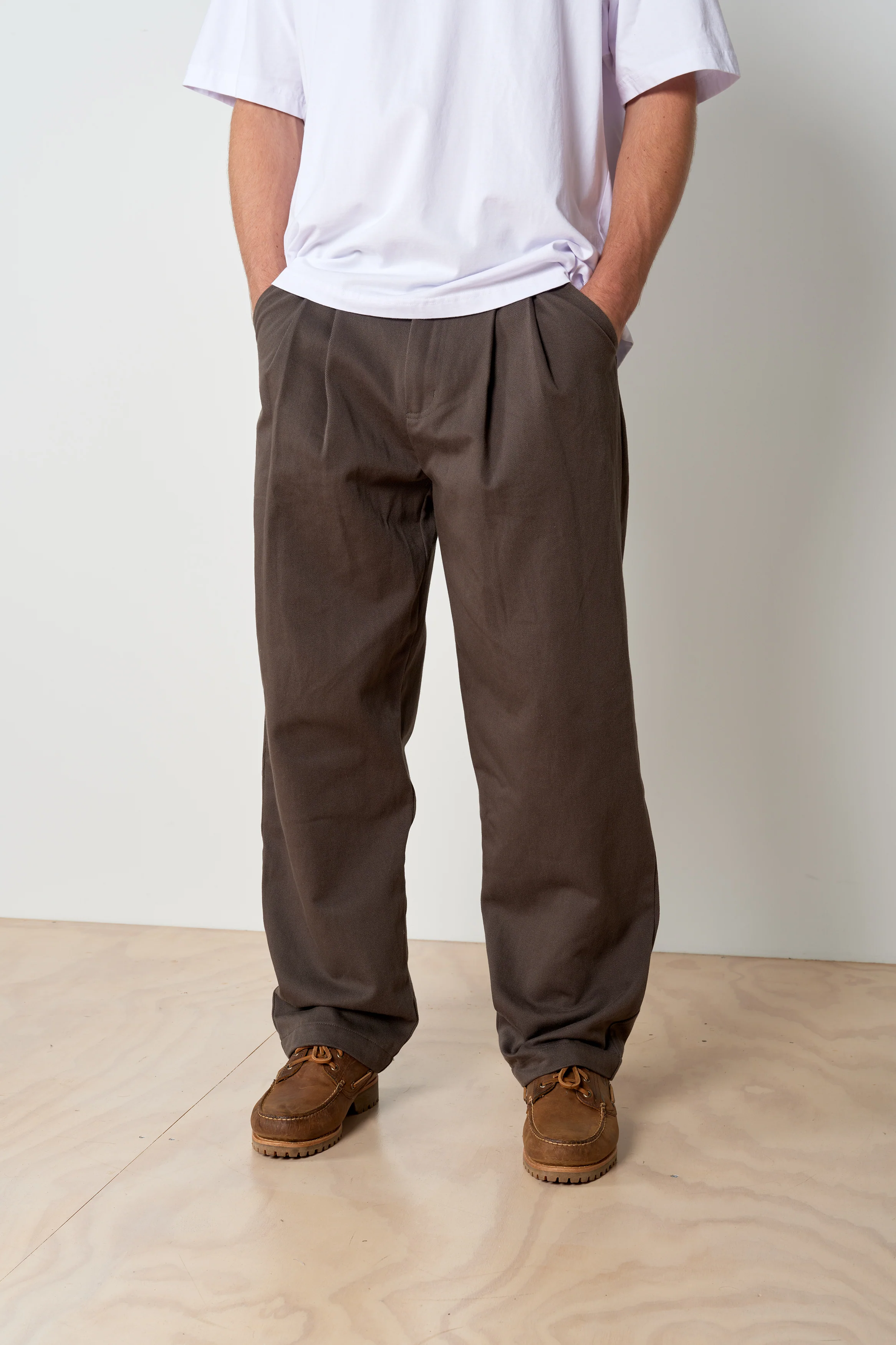 Pleated Pant - Coal - Image 5