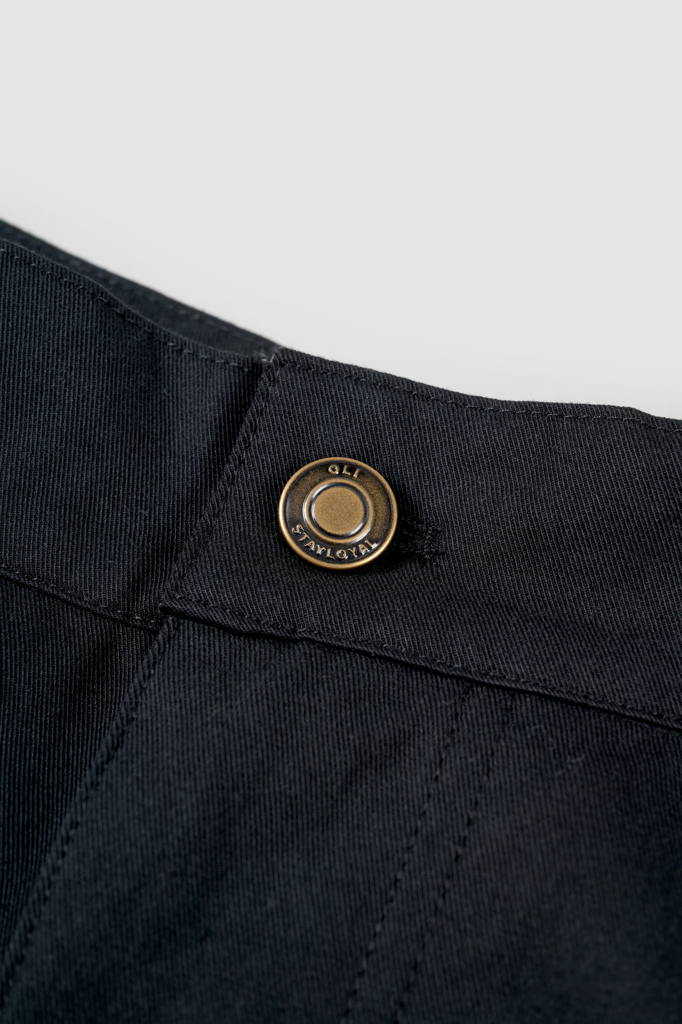 Pleated Cotton Short - Black - Image 8