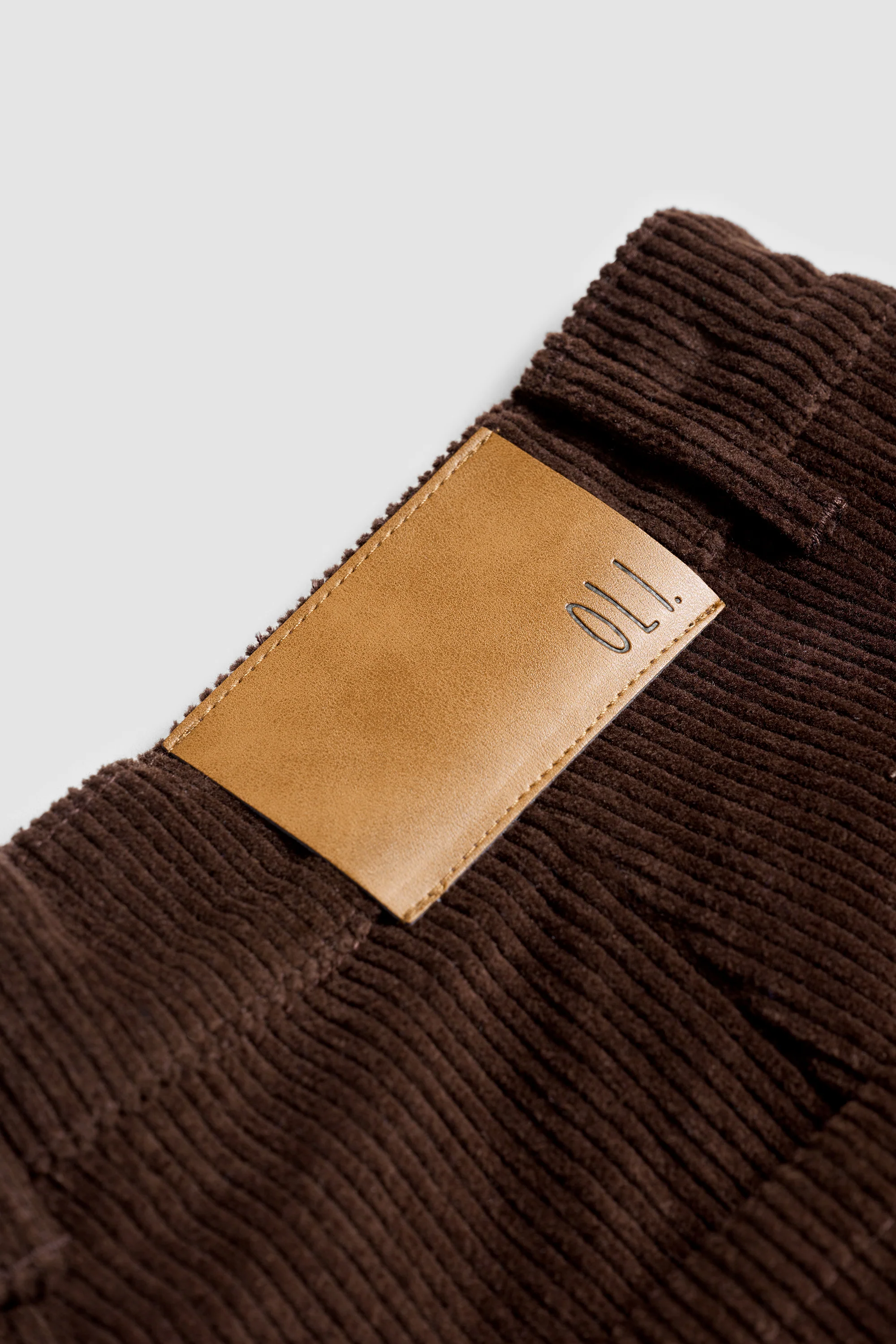 Pleated Short - Choc Cord - Image 10
