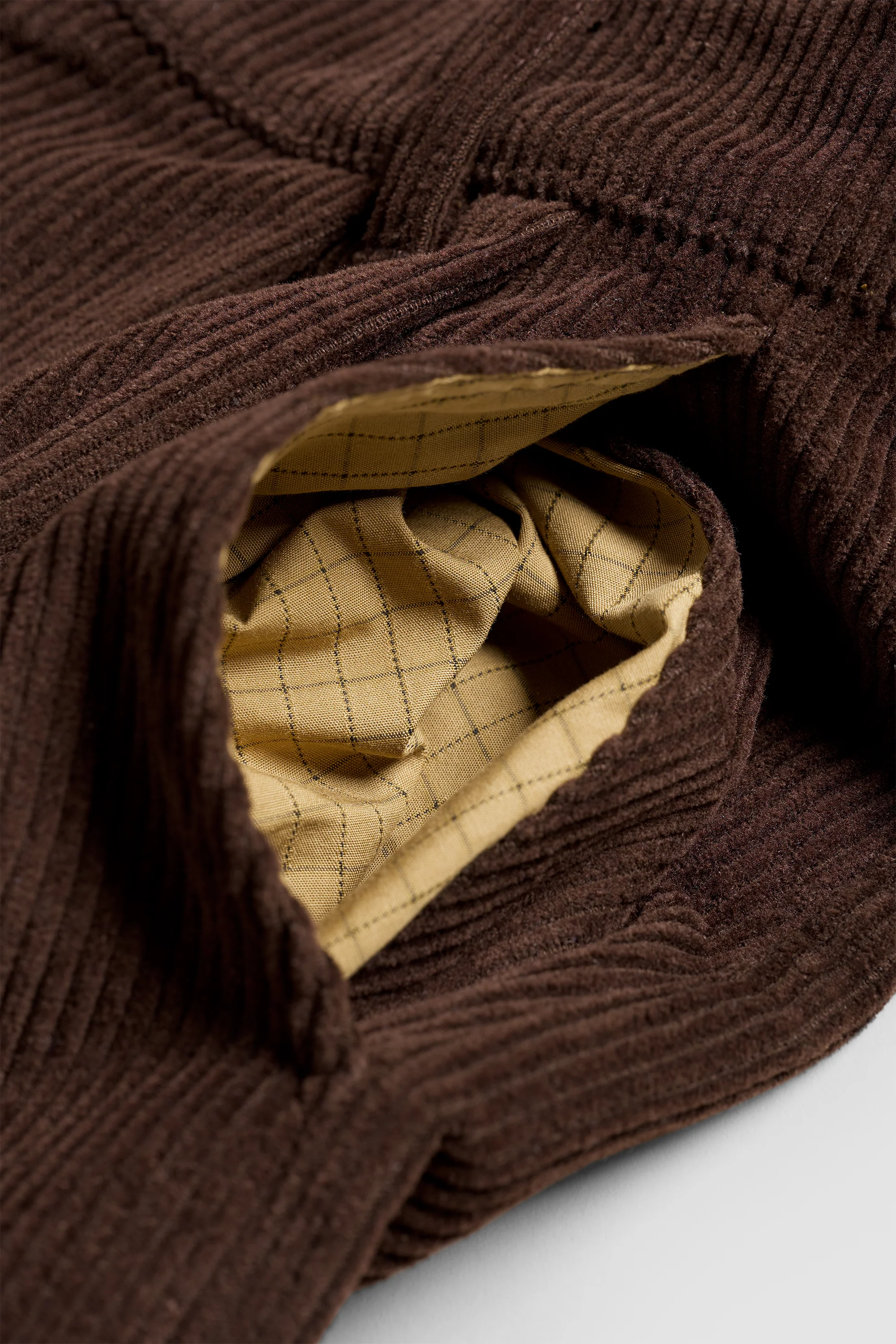 Pleated Short - Choc Cord - Image 11